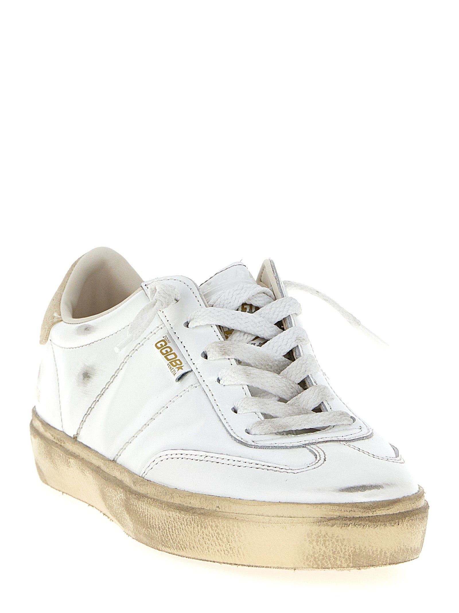 Golden Goose White Cowhide Sneakers Golden Goose