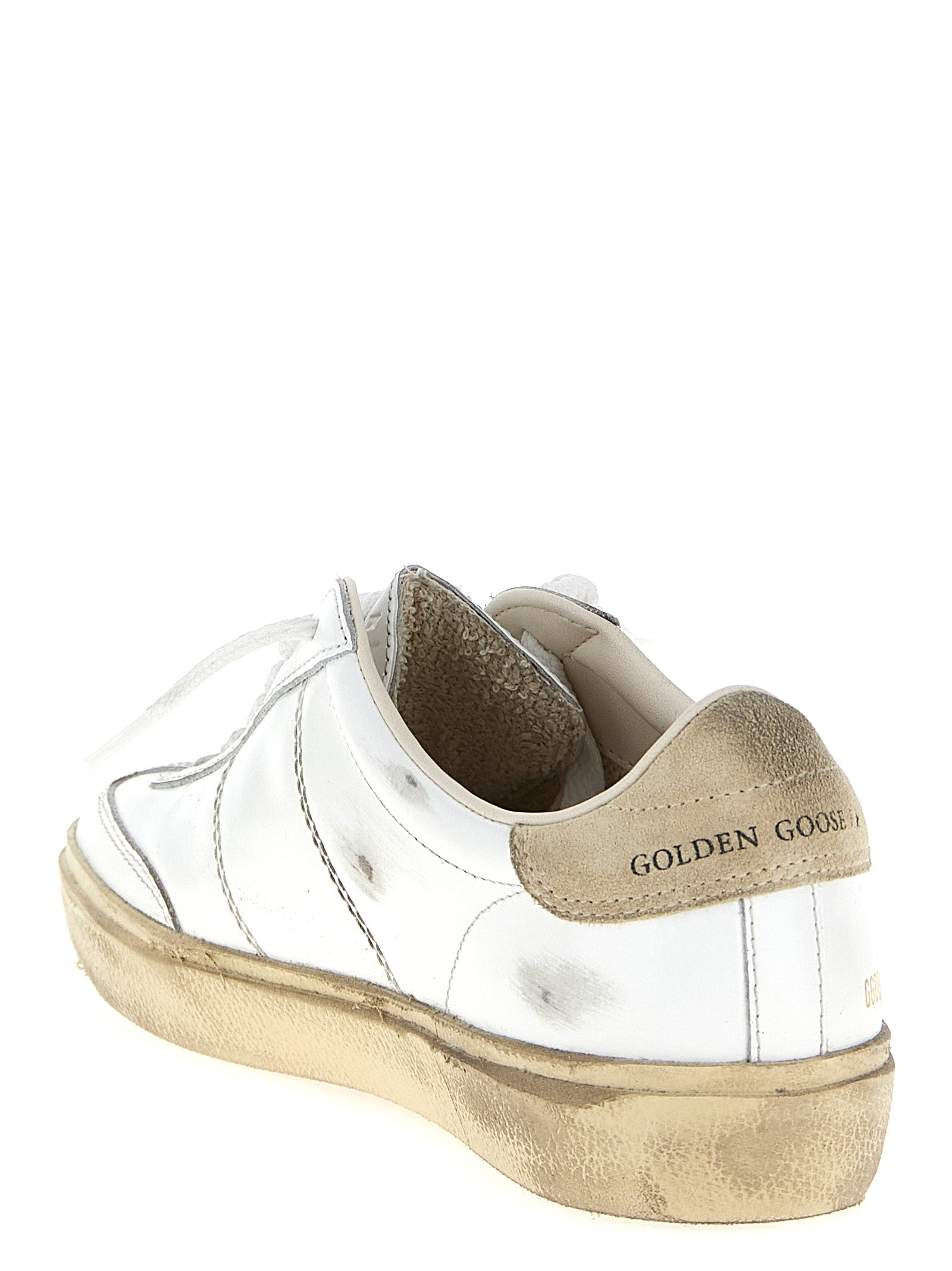 Golden Goose White Cowhide Sneakers Golden Goose