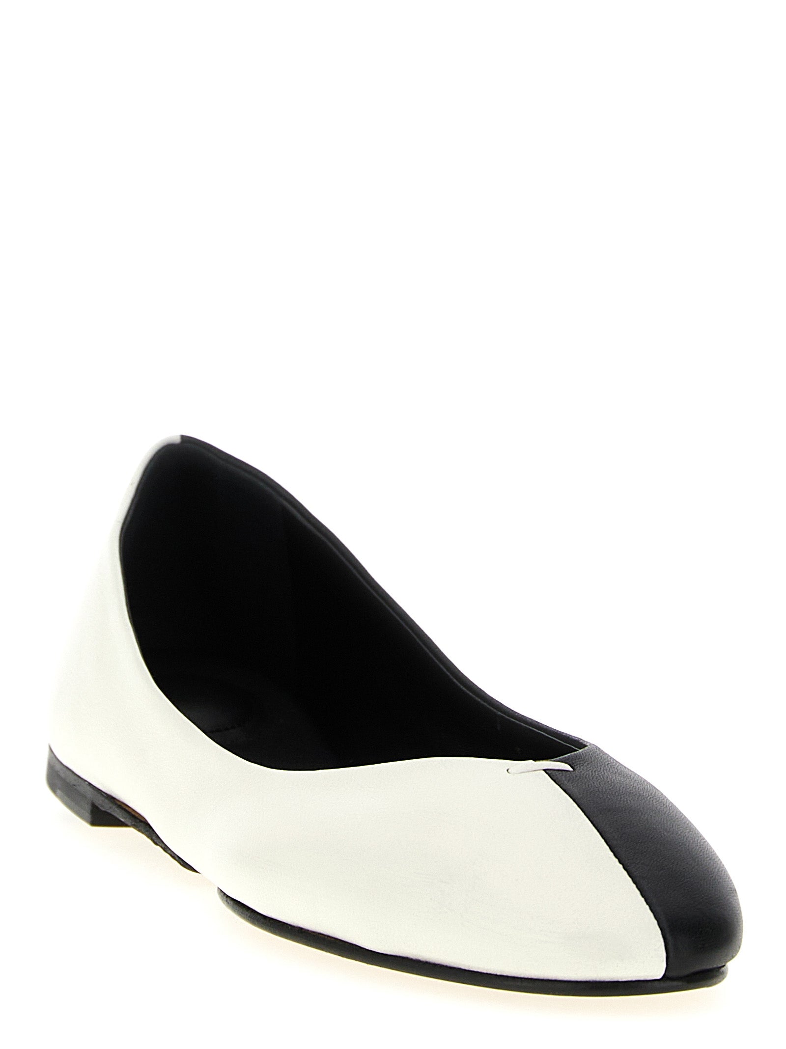 Jacquemus Bicolor Lamb Leather Ballet Flats Jacquemus
