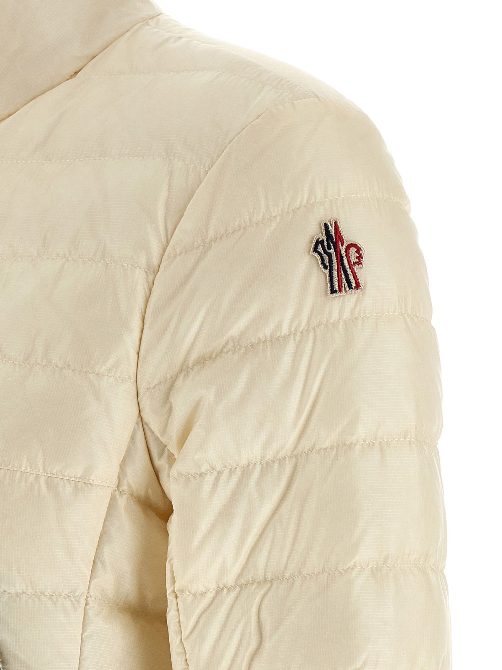 Moncler Grenoble White Polyamide Full-Length Jacket Moncler Grenoble