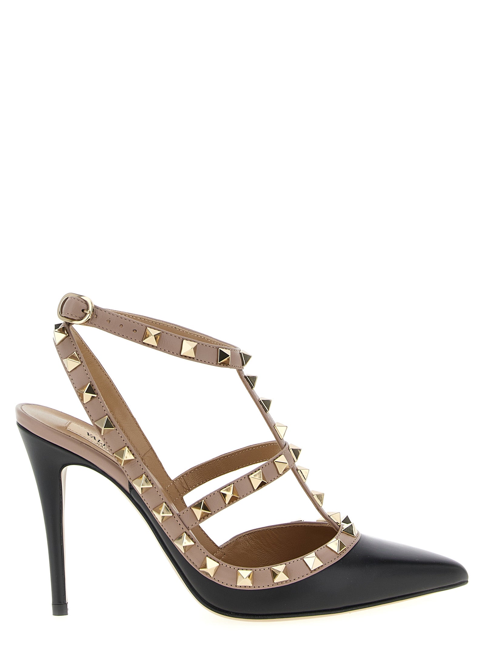 Valentino Garavani Black Lamb Leather High Heel Pumps Valentino Garavani