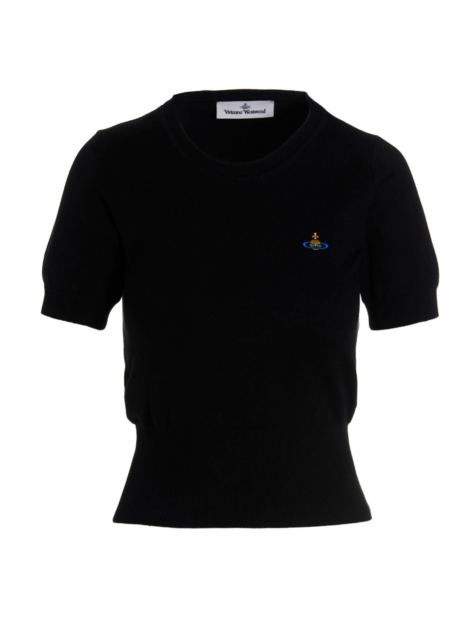 Vivienne Westwood Black Cotton T-Shirt Vivienne Westwood