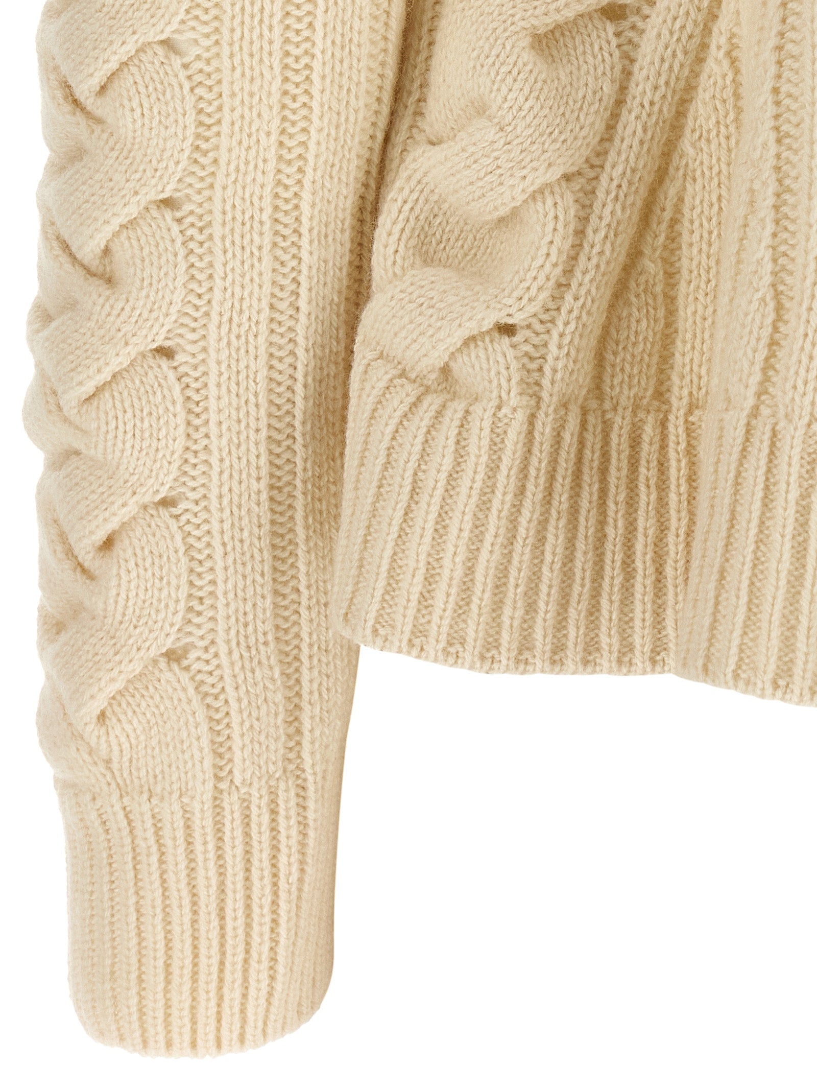Alexander McQueen Beige Wool Cardigan Alexander McQueen