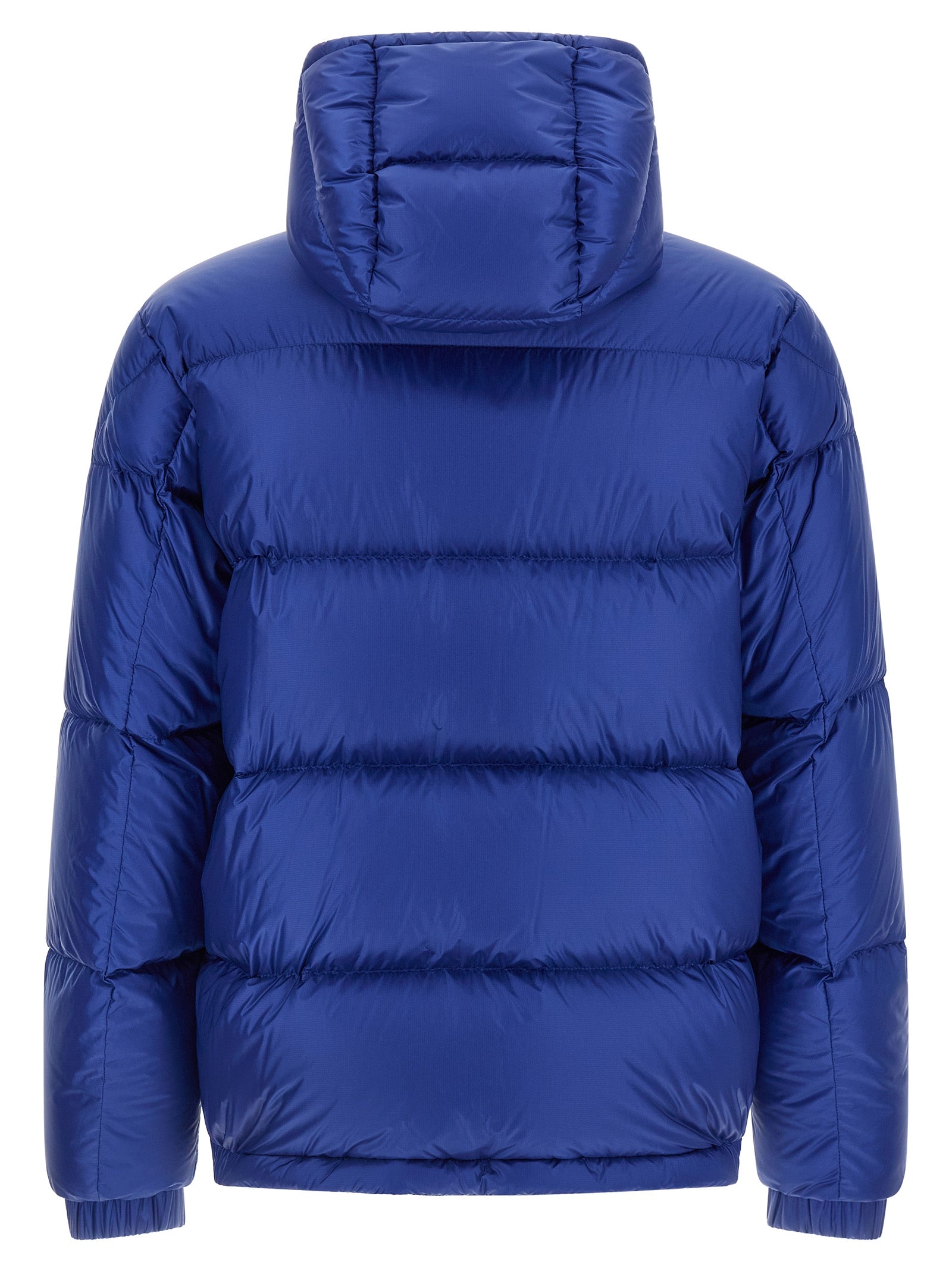 Moncler Blue Polyamide Full-Length Jacket Moncler