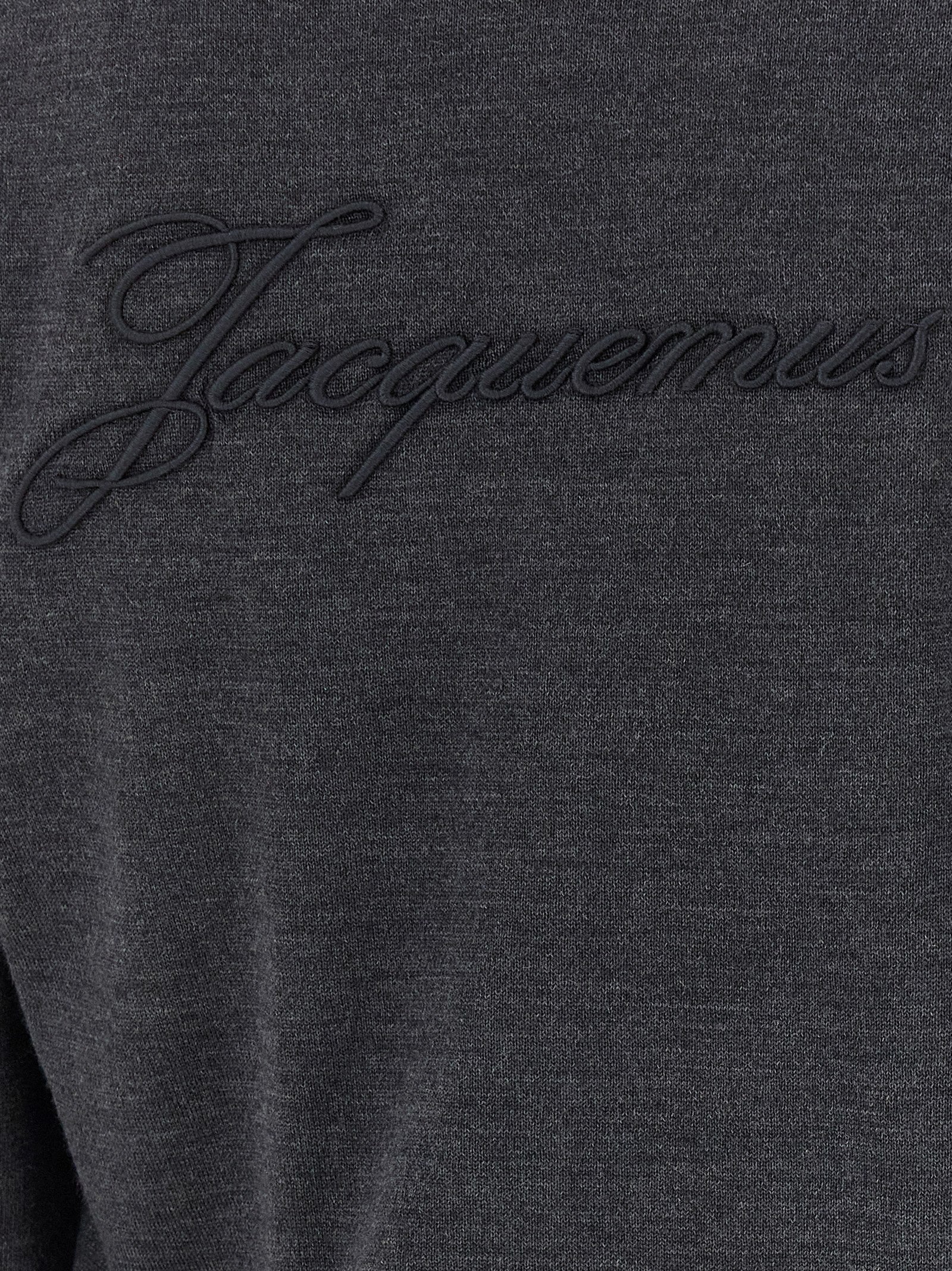 Jacquemus Gray Merino Wool Cardigan Jacquemus