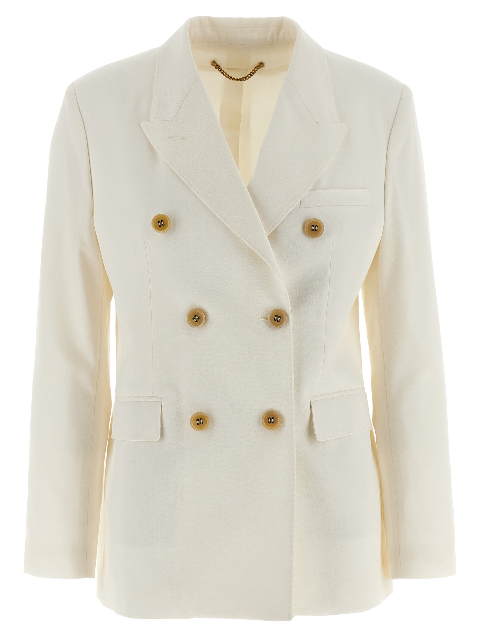 Golden Goose White Polyester Blazer Golden Goose