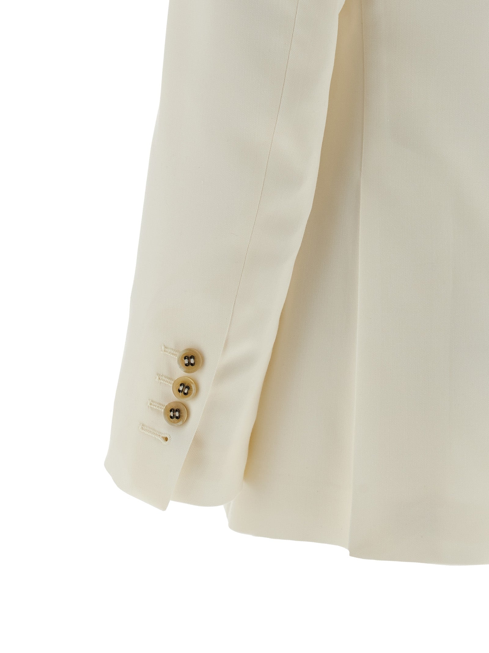 Golden Goose White Polyester Blazer Golden Goose