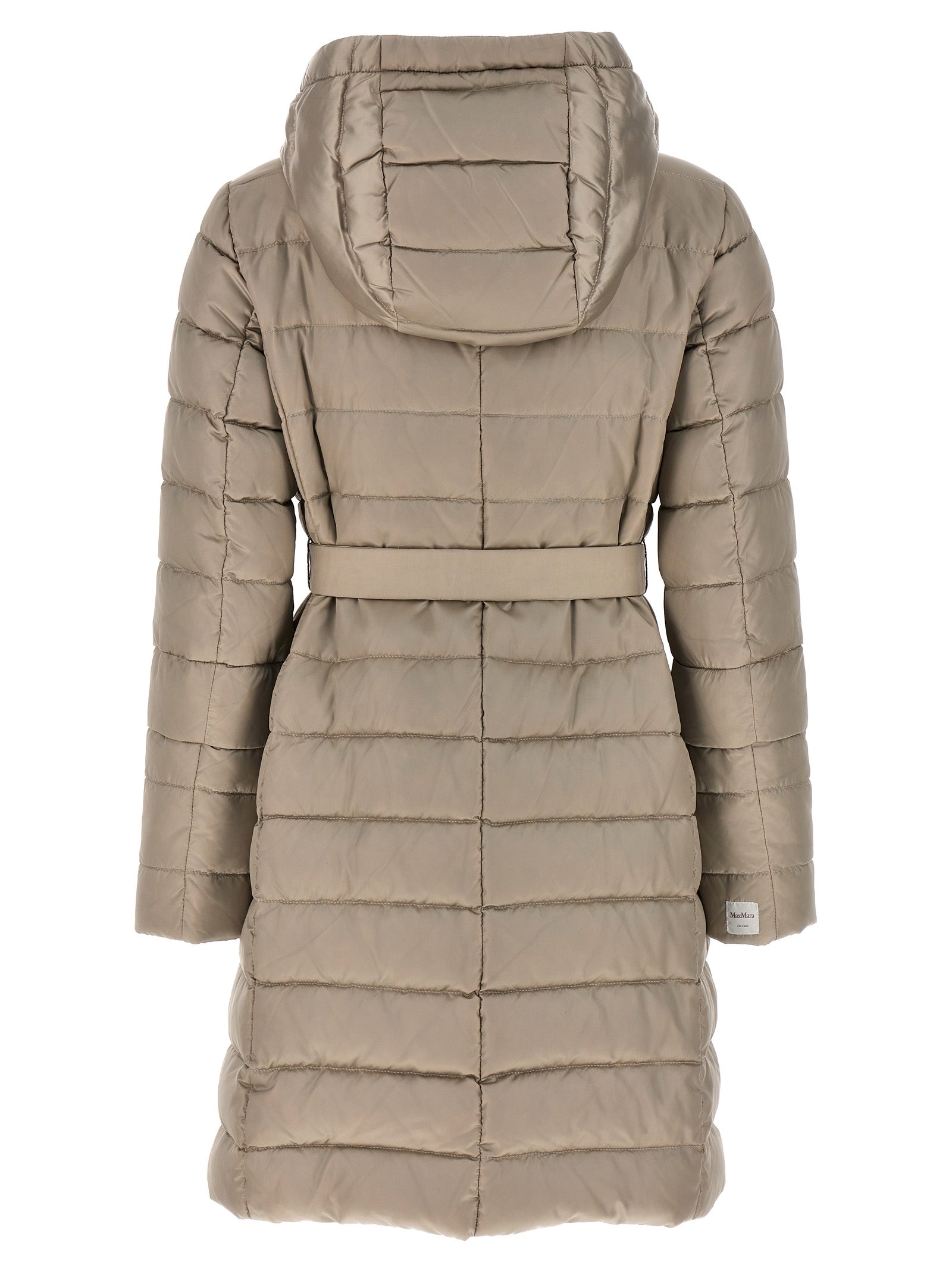 Max Mara Beige Polyamide Full-Length Jacket Max Mara