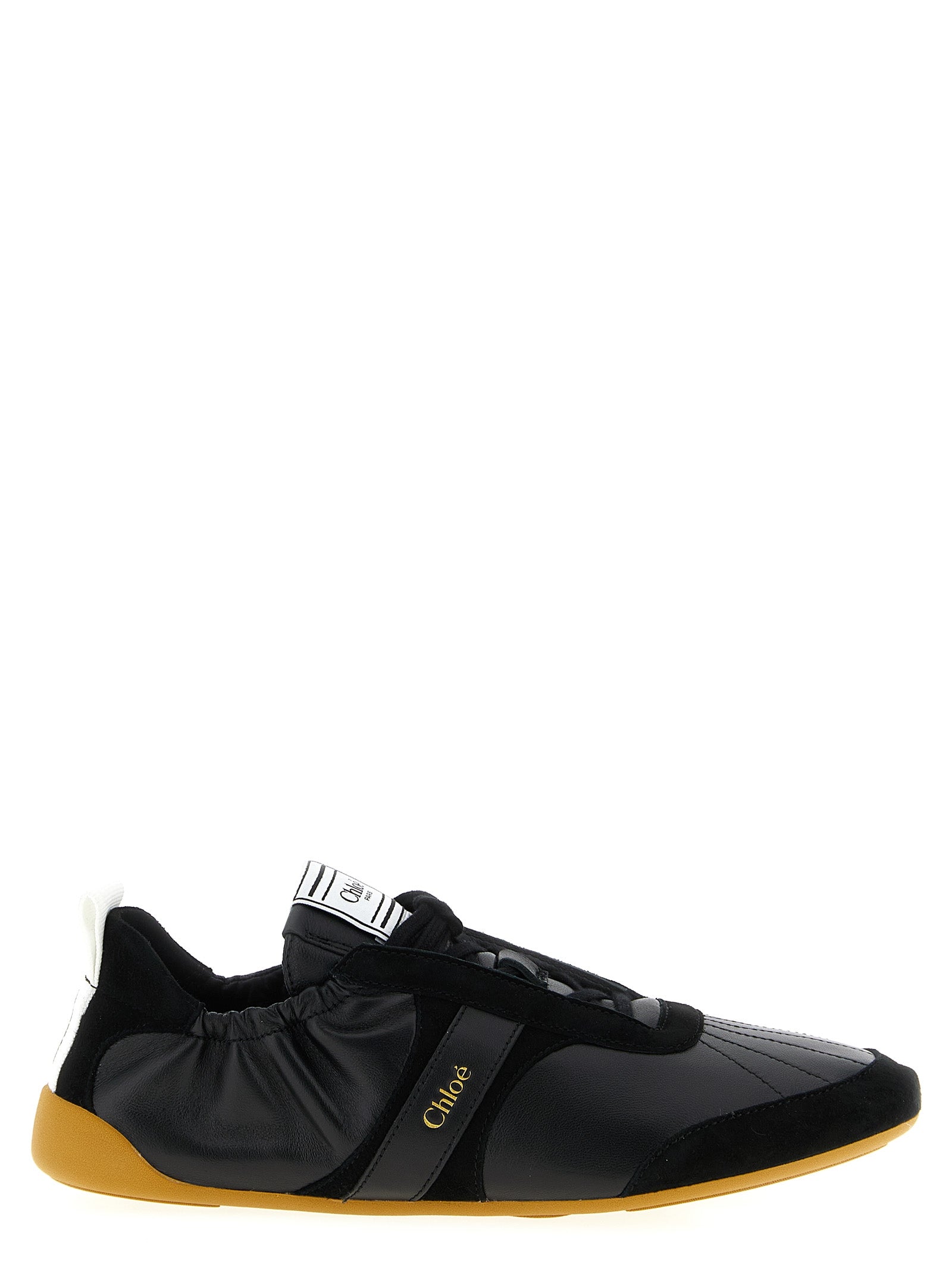 Chloé Black Polyester Athletic Sneakers Chloé