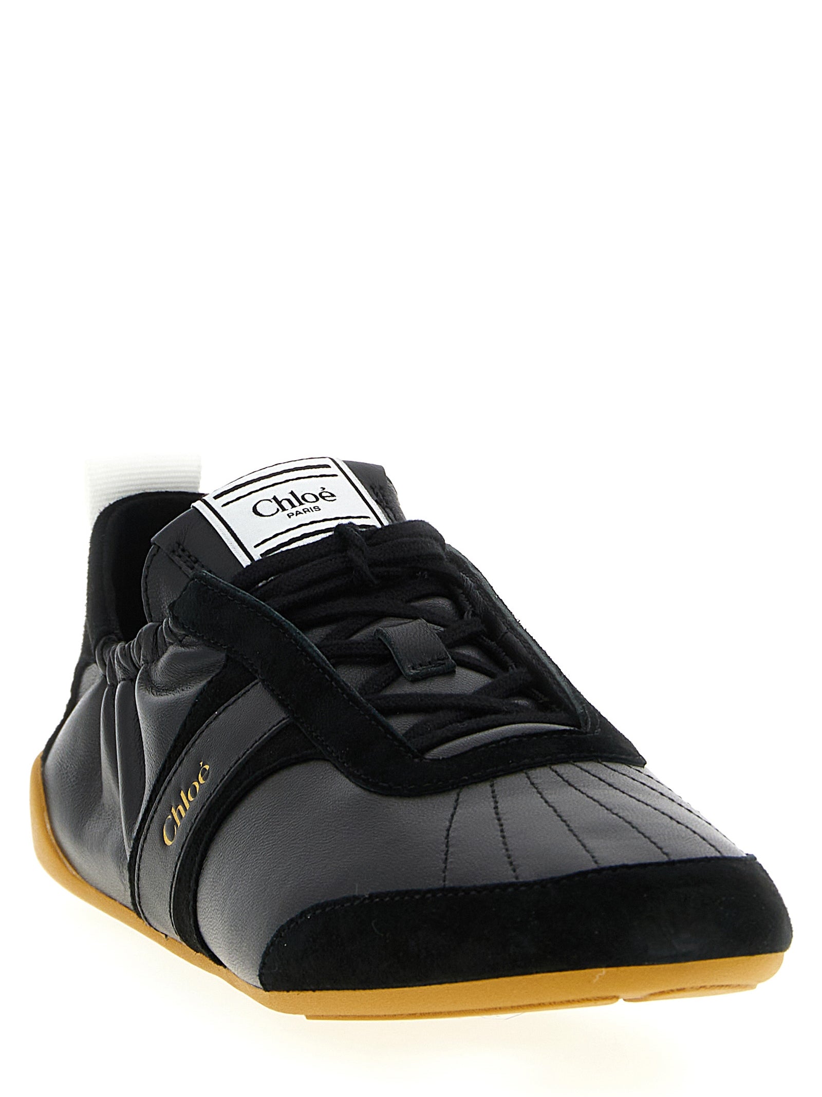 Chloé Black Polyester Athletic Sneakers Chloé