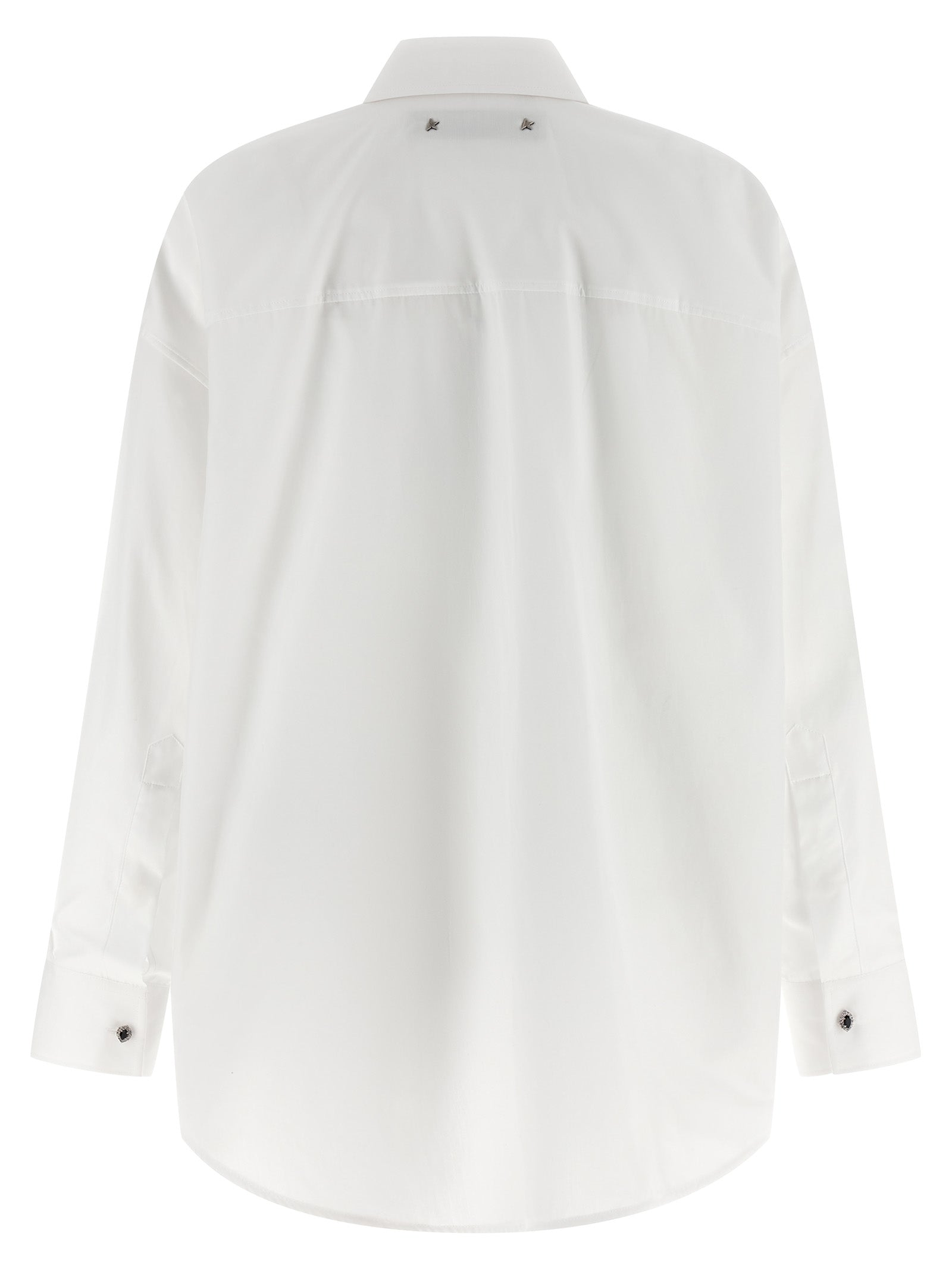 Golden Goose White Cotton Blouse Golden Goose