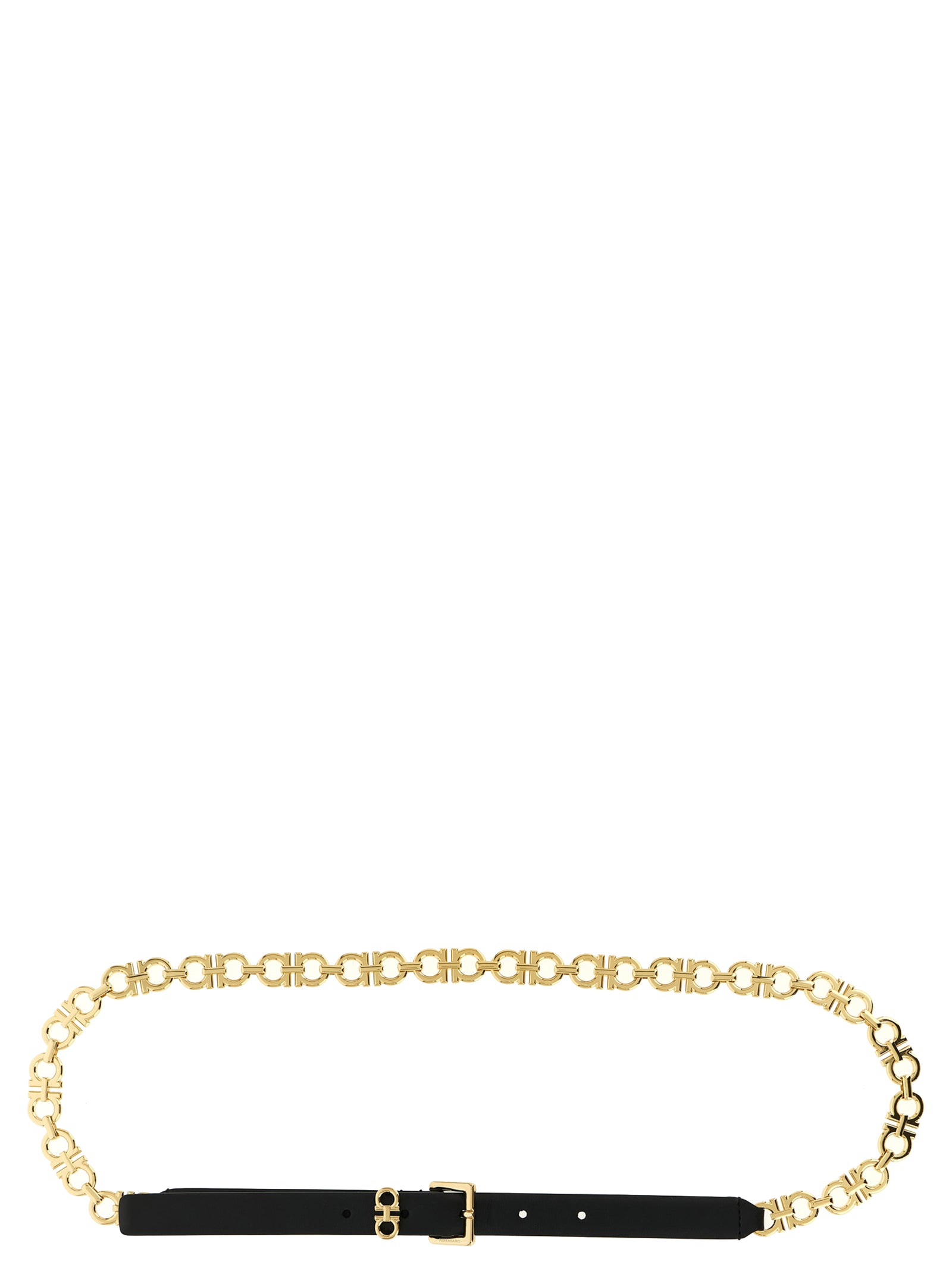 Ferragamo Black Calfskin Belt Ferragamo