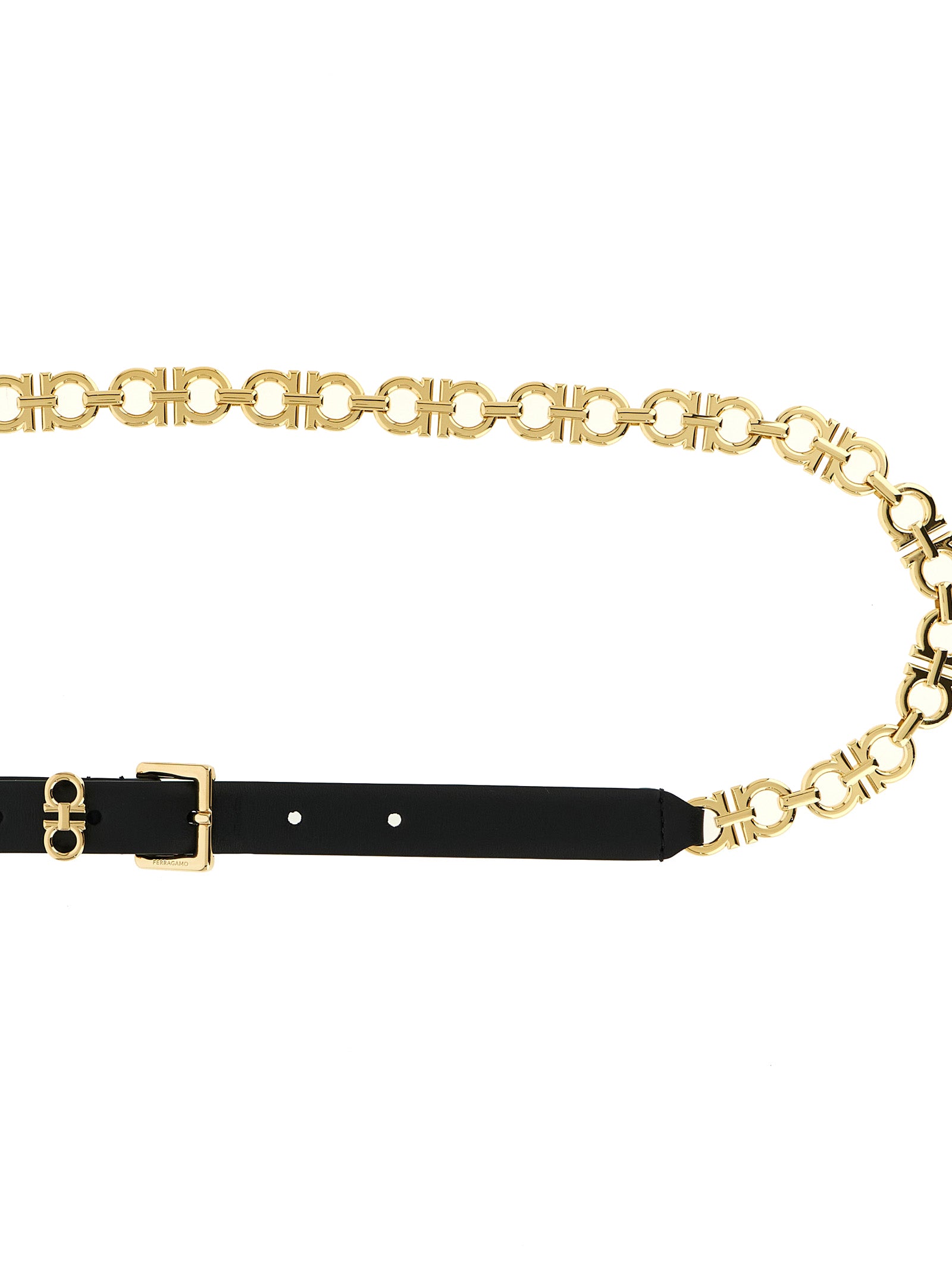 Ferragamo Black Calfskin Belt Ferragamo