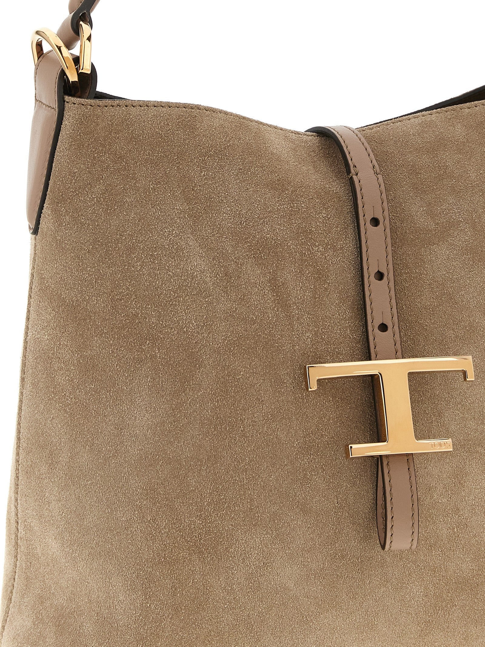 Tod's Beige Calfskin Handbag Tod's