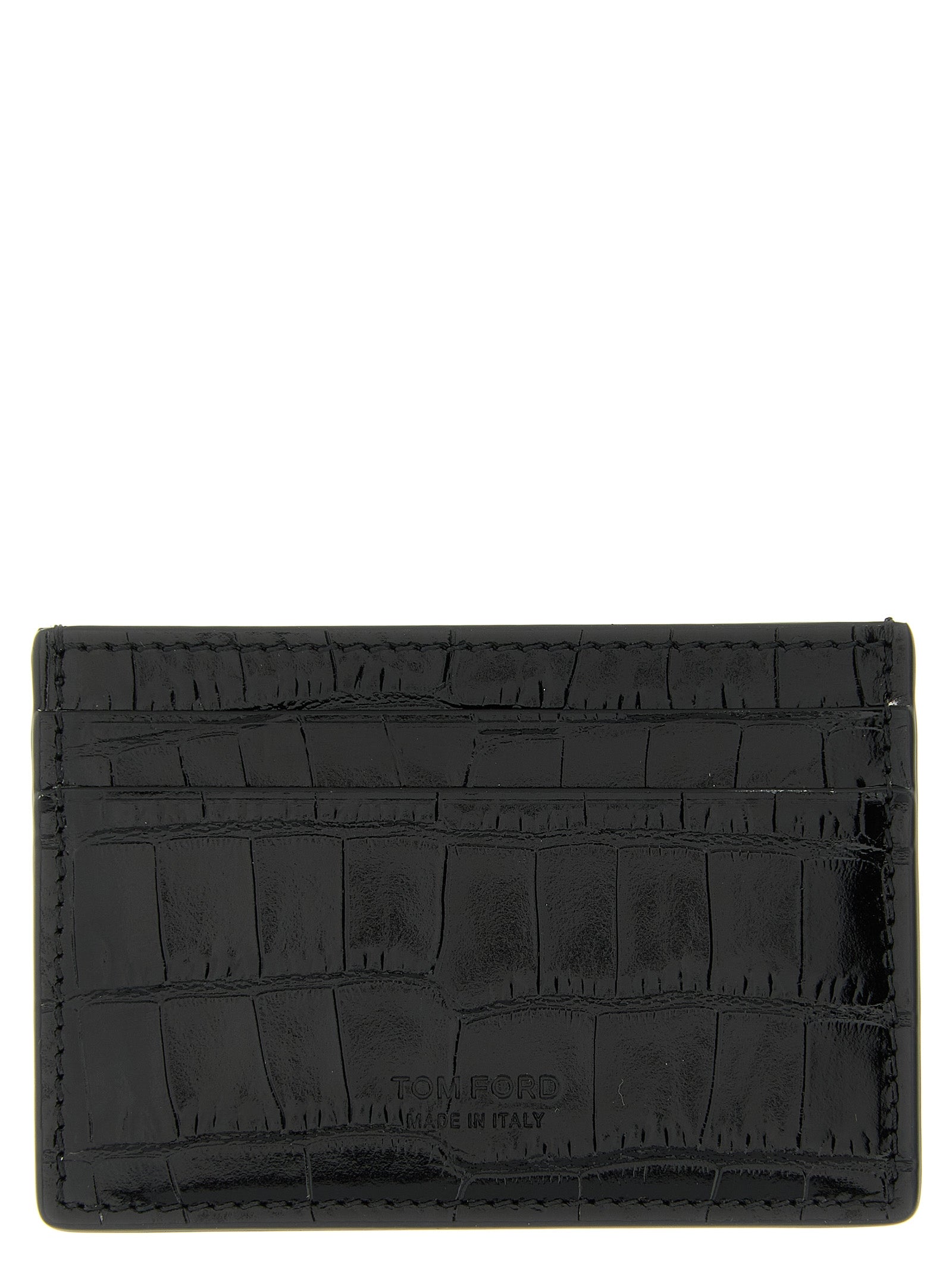Tom Ford Black Calfskin Cardholder Tom Ford