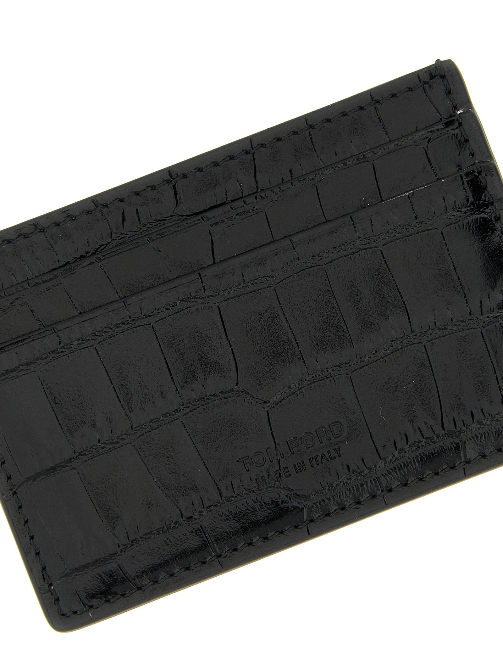 Tom Ford Black Calfskin Cardholder Tom Ford