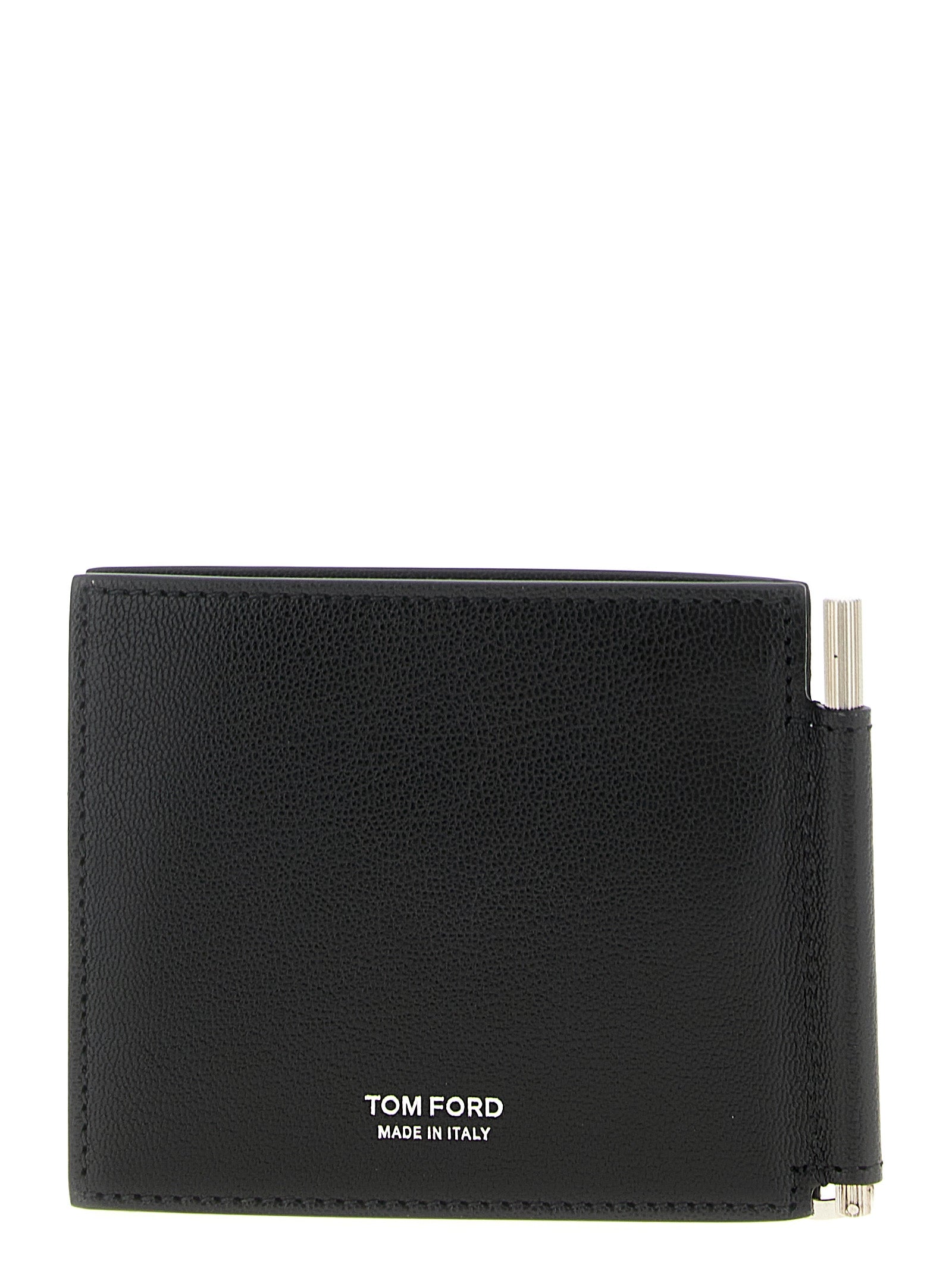 Tom Ford Black Goatskin Money Clip Tom Ford