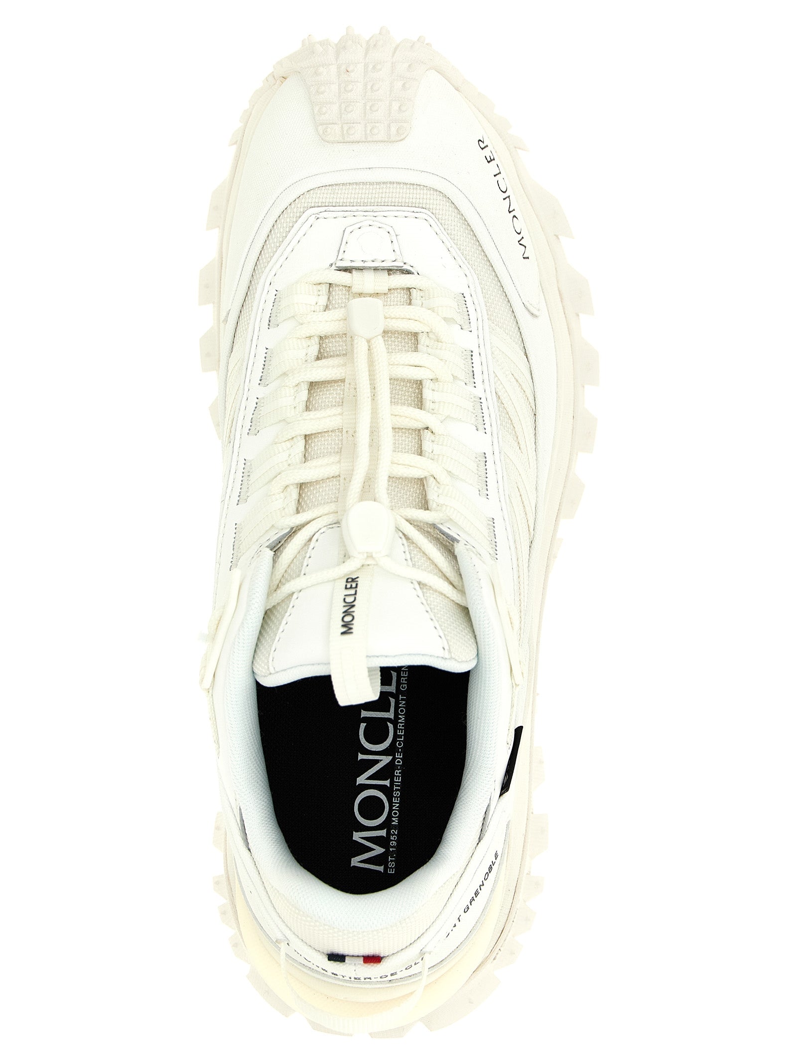 Moncler White Polyamide Athletic Sneakers Moncler