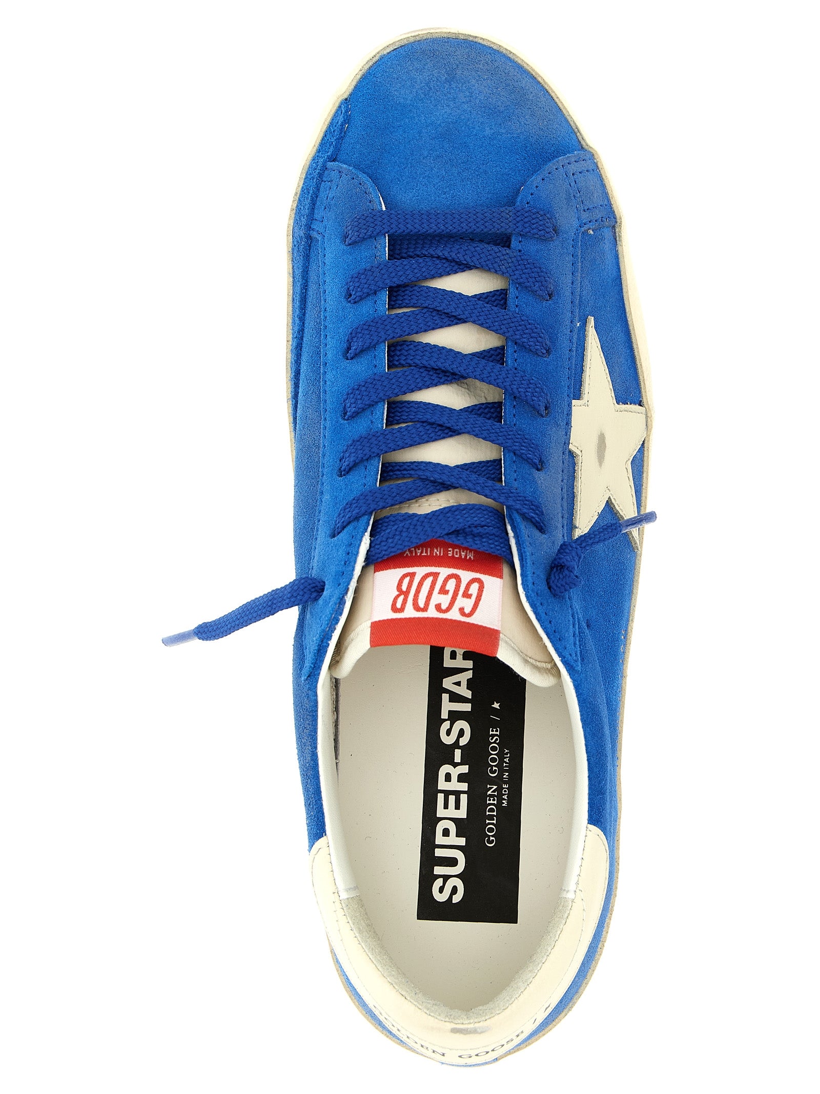 Golden Goose Blue Cowhide Athletic Sneakers Golden Goose
