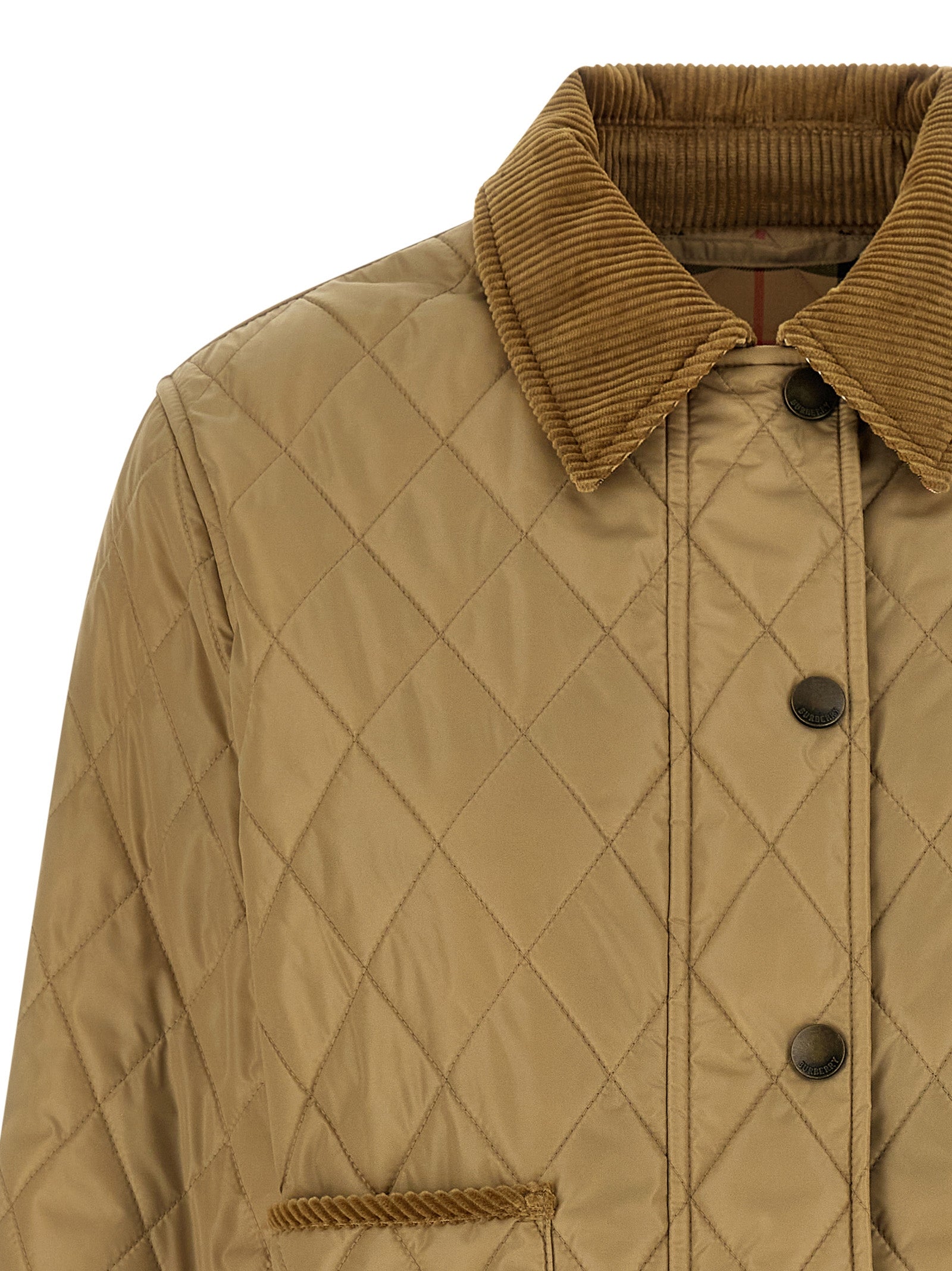 Burberry Beige Polyamide Jacket Burberry