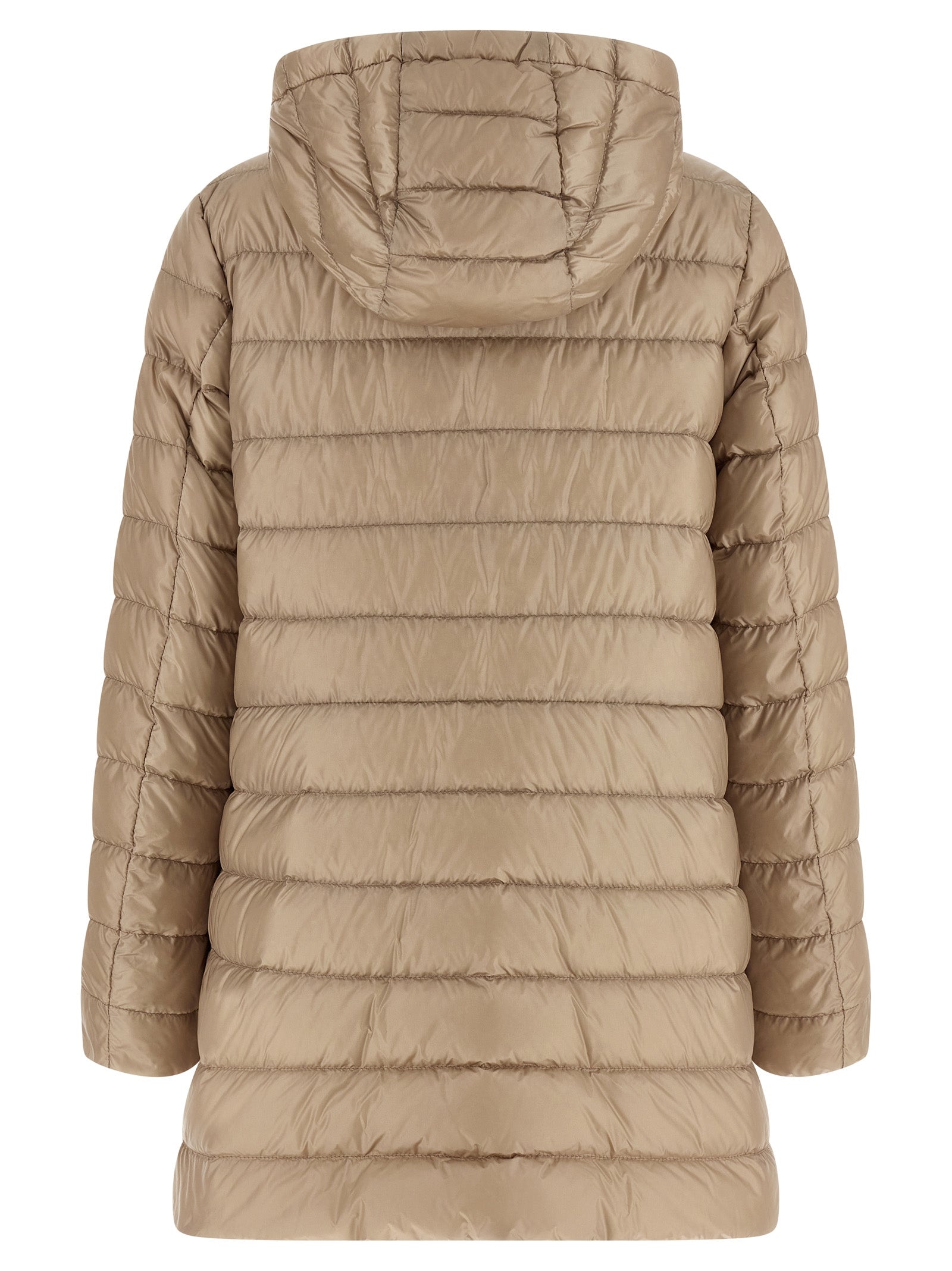 Moncler Beige Polyamide Full-Length Jacket Moncler
