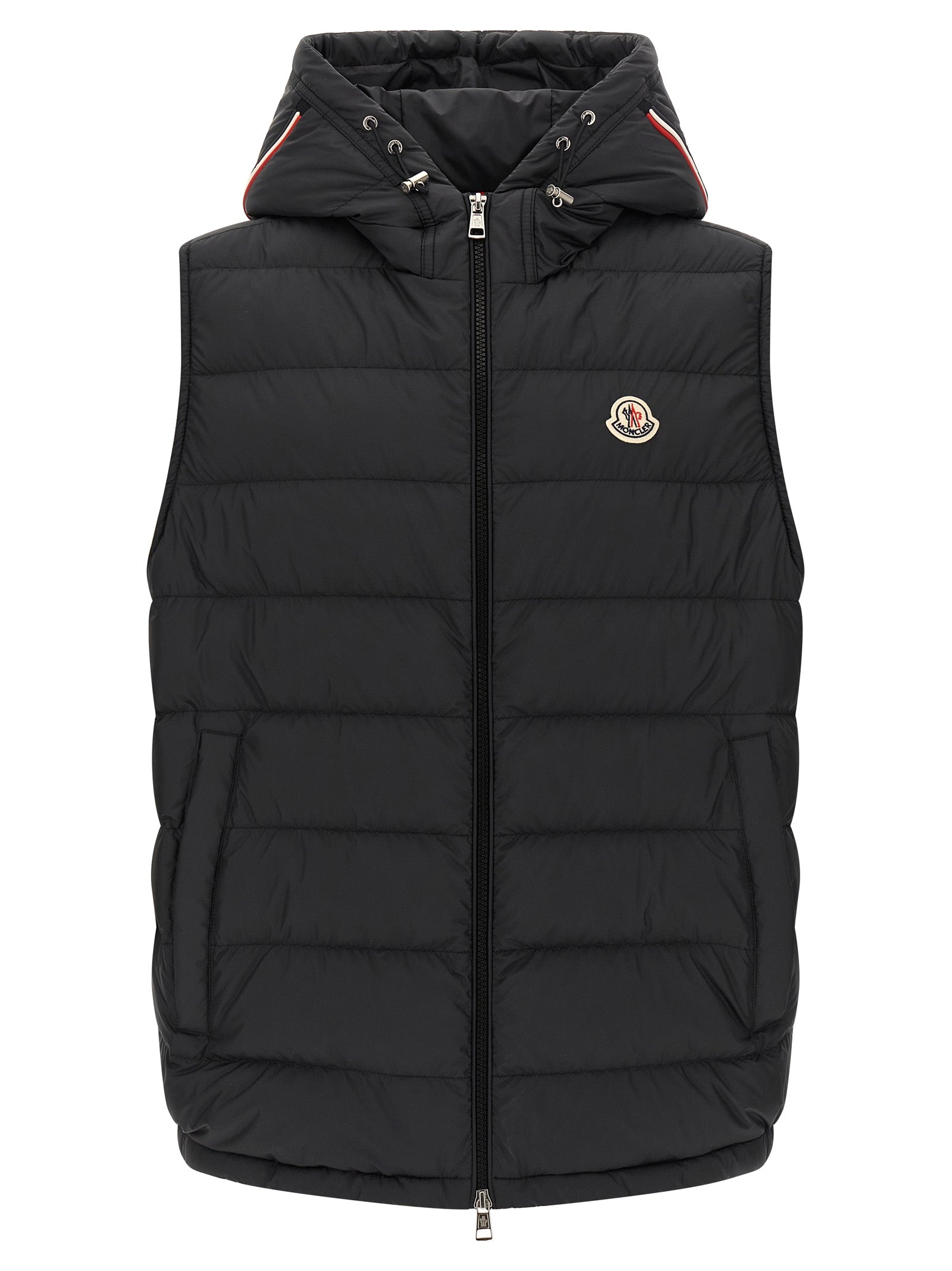 Moncler Black Polyester Sleeveless Jacket Moncler
