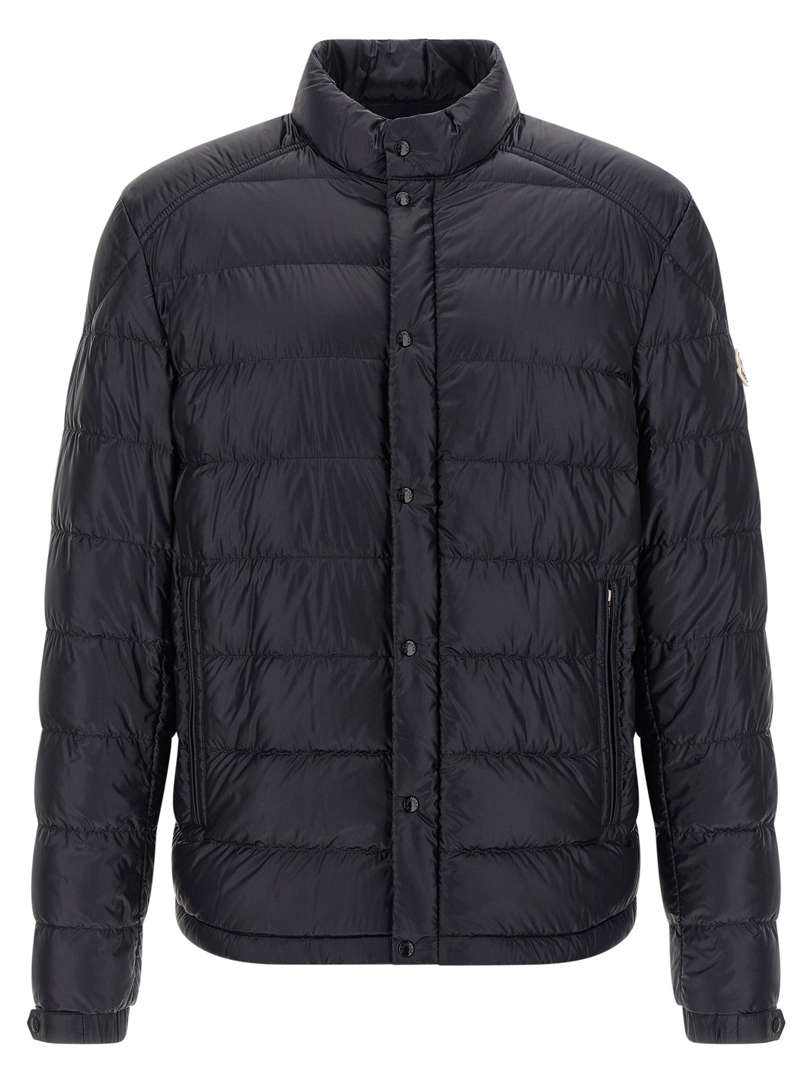 Moncler Blue Polyamide Full-Length Jacket Moncler
