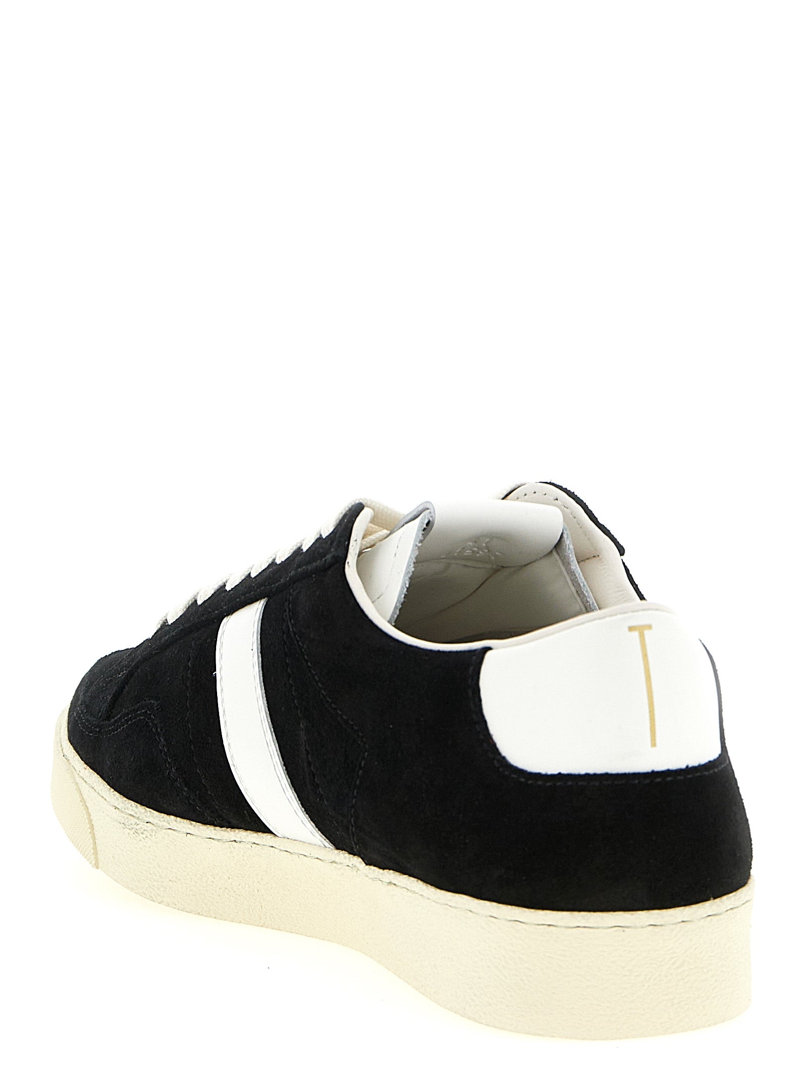 Tom Ford Bicolor Leather Low Top Sneakers Tom Ford