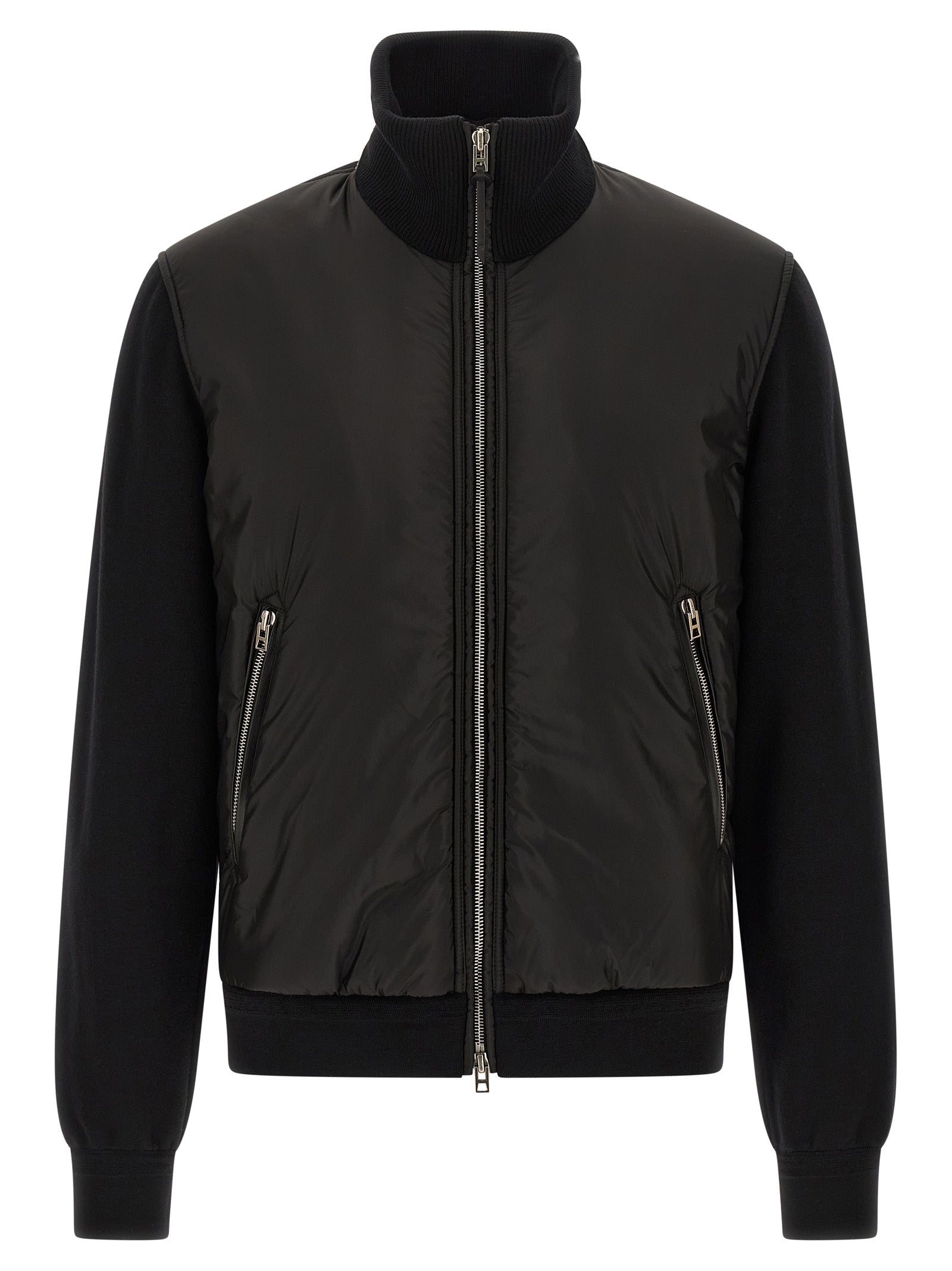 Tom Ford Black Wool Bomber Tom Ford