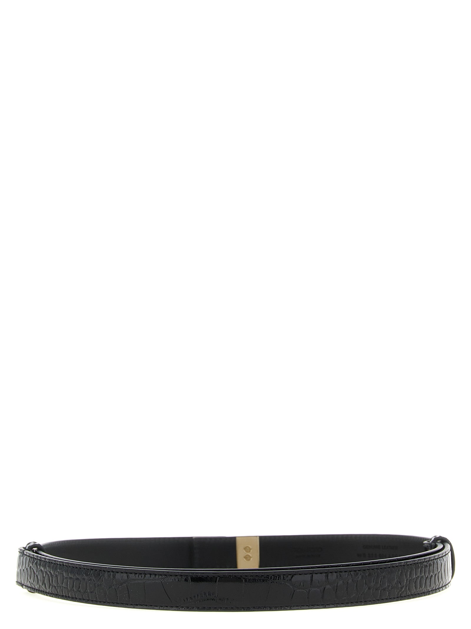 Tom Ford Black Calfskin Regular Belt Tom Ford