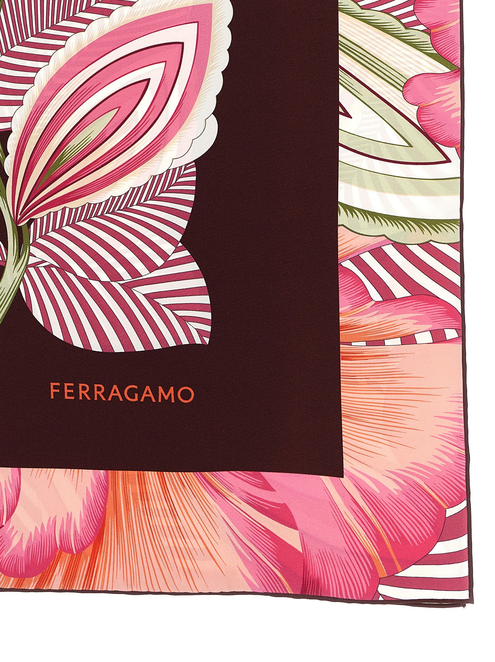 Ferragamo Multicolor Silk Scarf Ferragamo