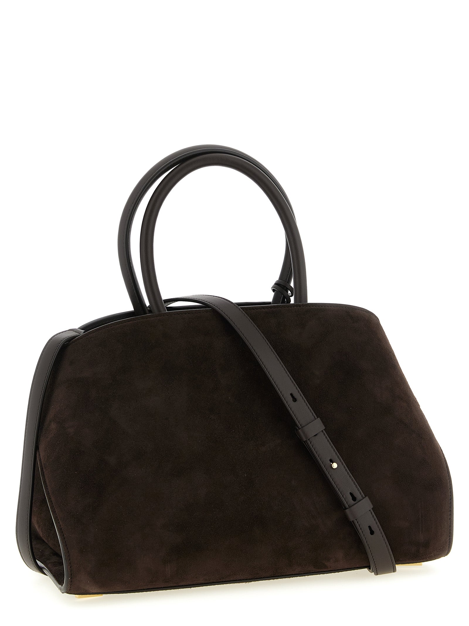 Ferragamo Brown Goatskin Handbag Ferragamo
