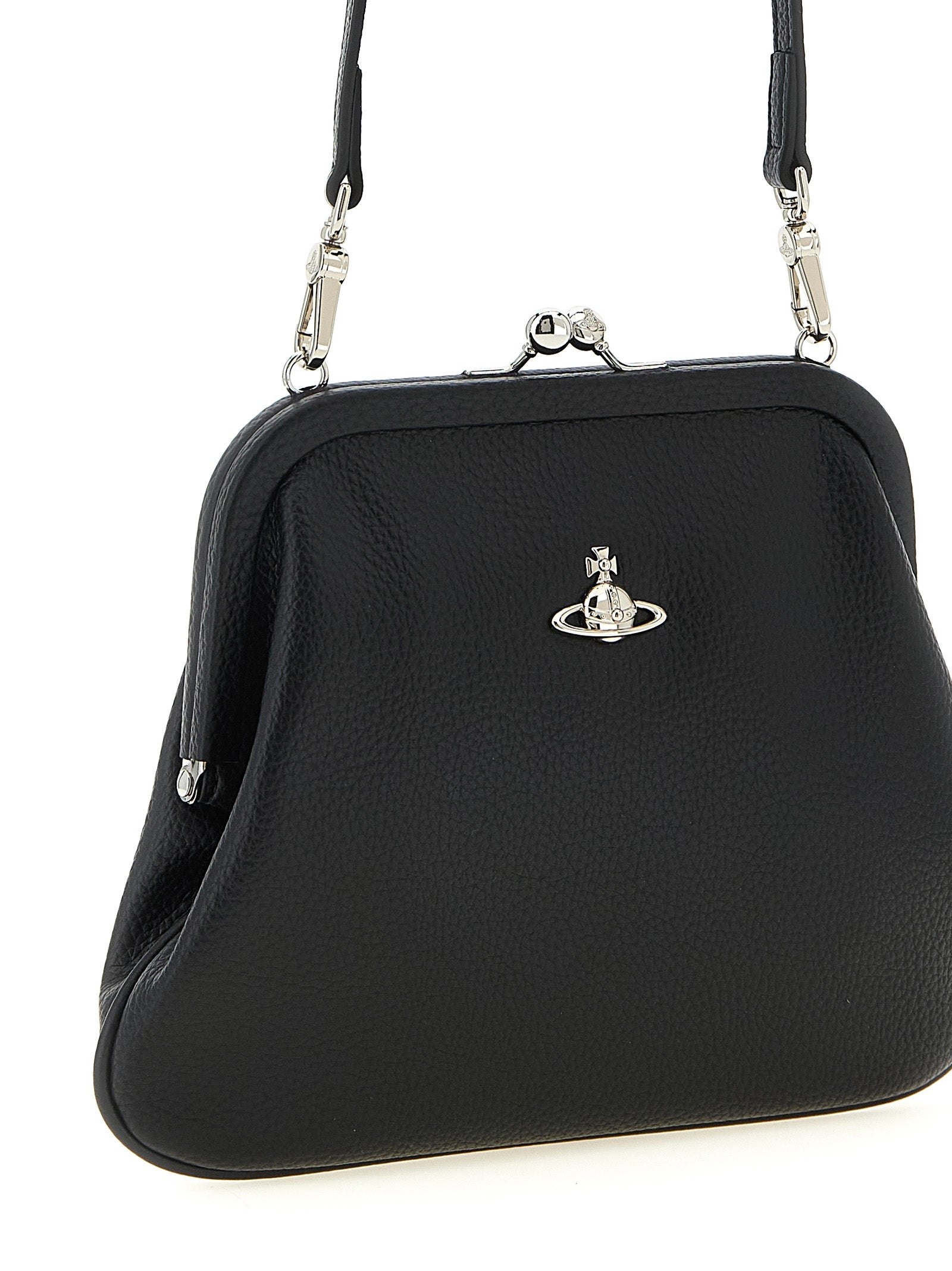 Vivienne Westwood Black Polyethylene Clutch Bag Vivienne Westwood