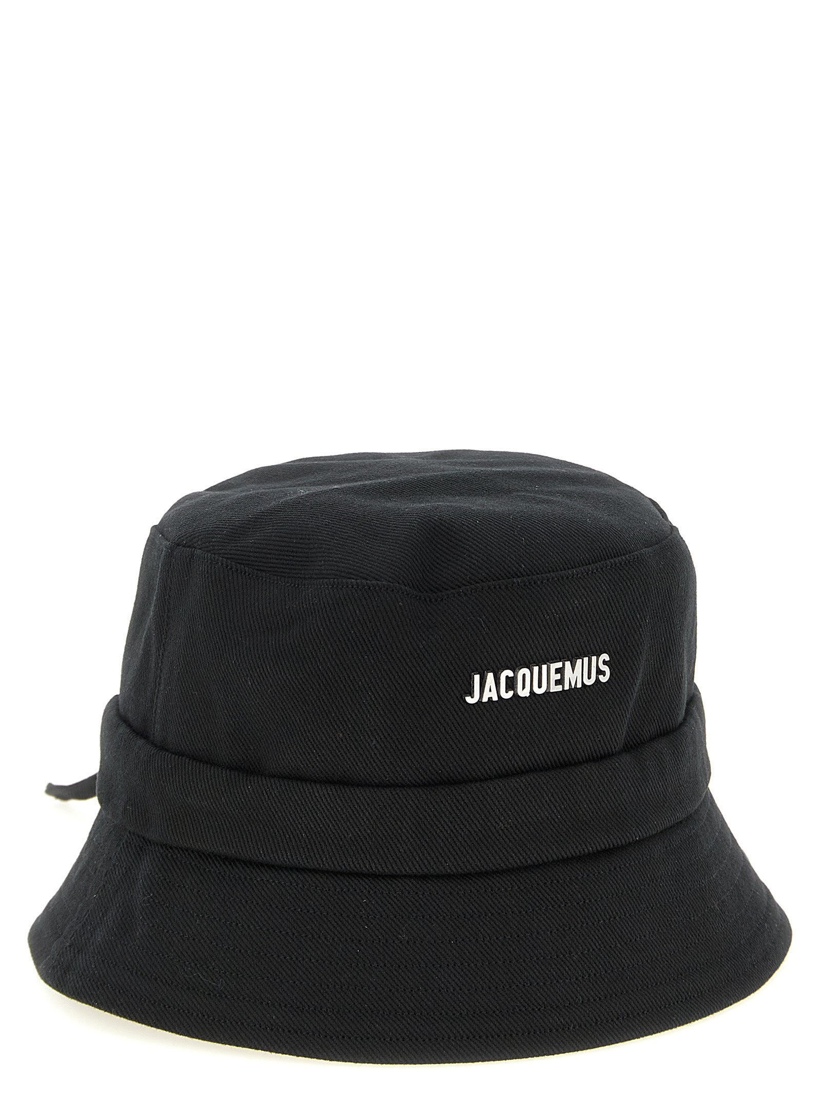 Jacquemus Black Cotton Bucket Hat Jacquemus