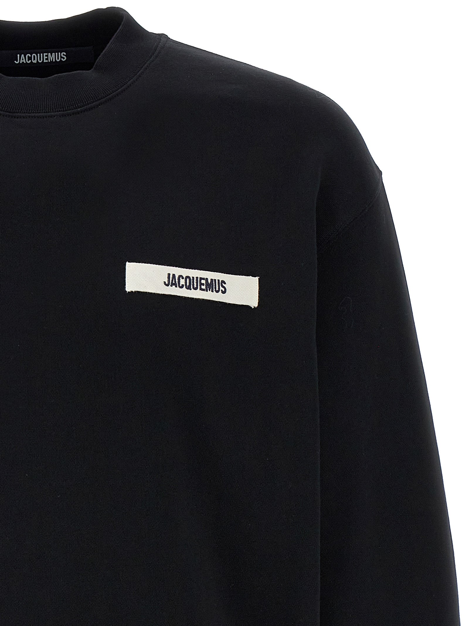Jacquemus Black Cotton Sweatshirt Jacquemus
