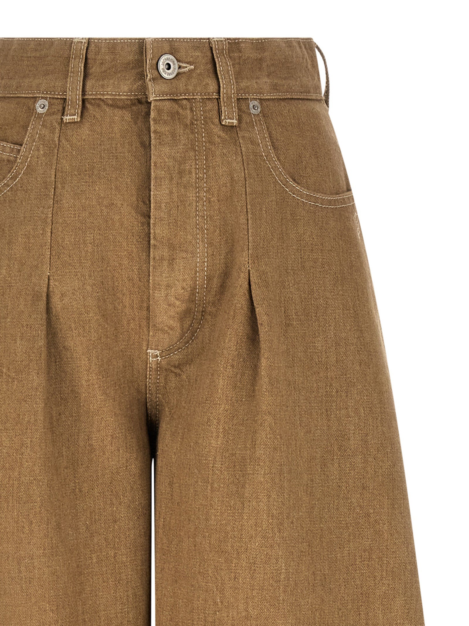 Jacquemus Beige Cotton Jeans Denim Jacquemus
