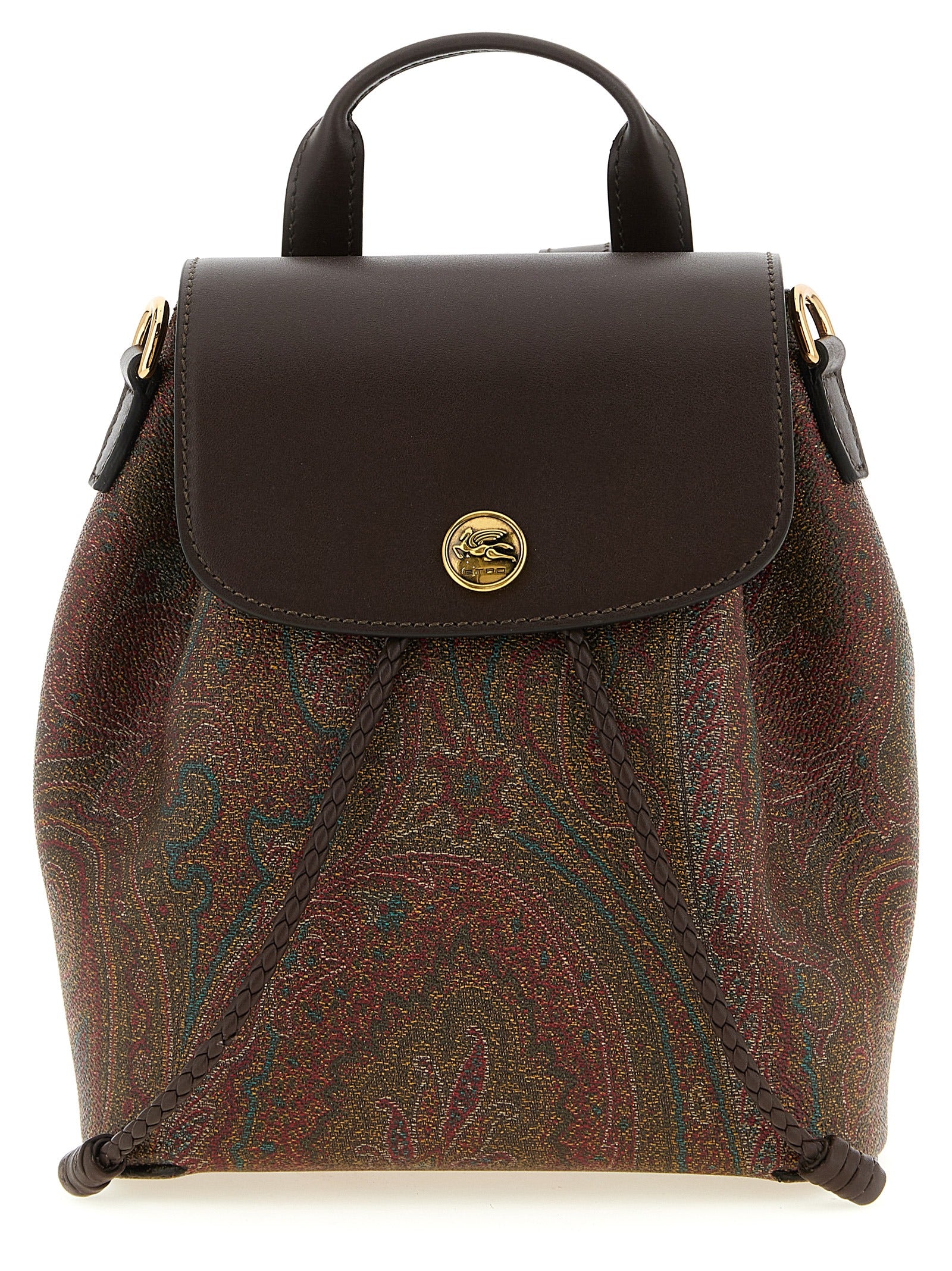 Etro Multicolor Cotton Backpack Etro