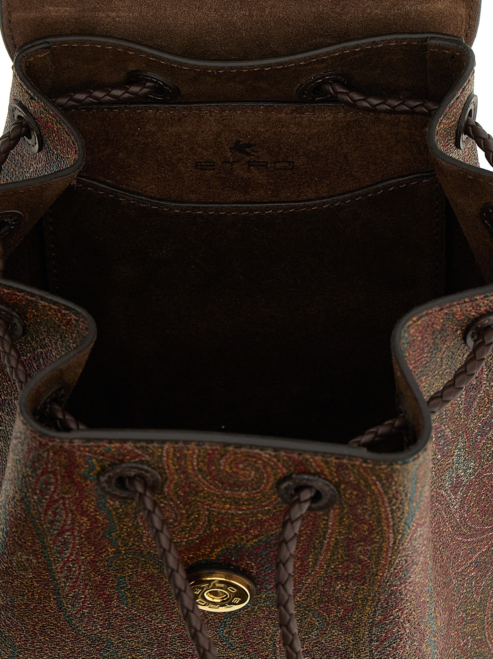 Etro Multicolor Cotton Backpack Etro