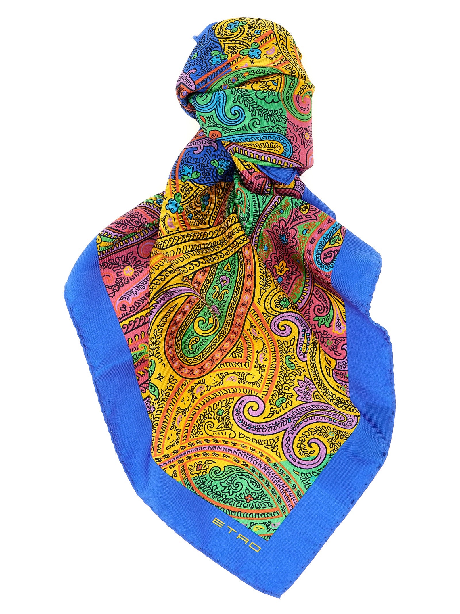 Etro Multicolor Silk Scarf Etro