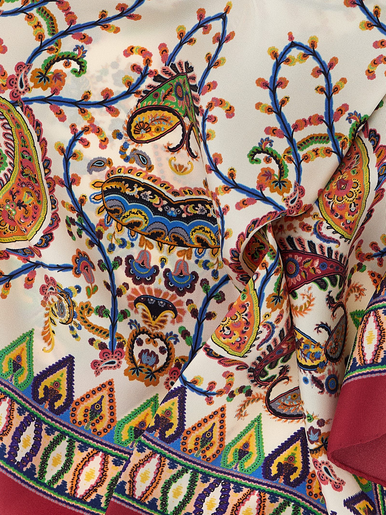 Etro Multicolor Silk Foulard Etro