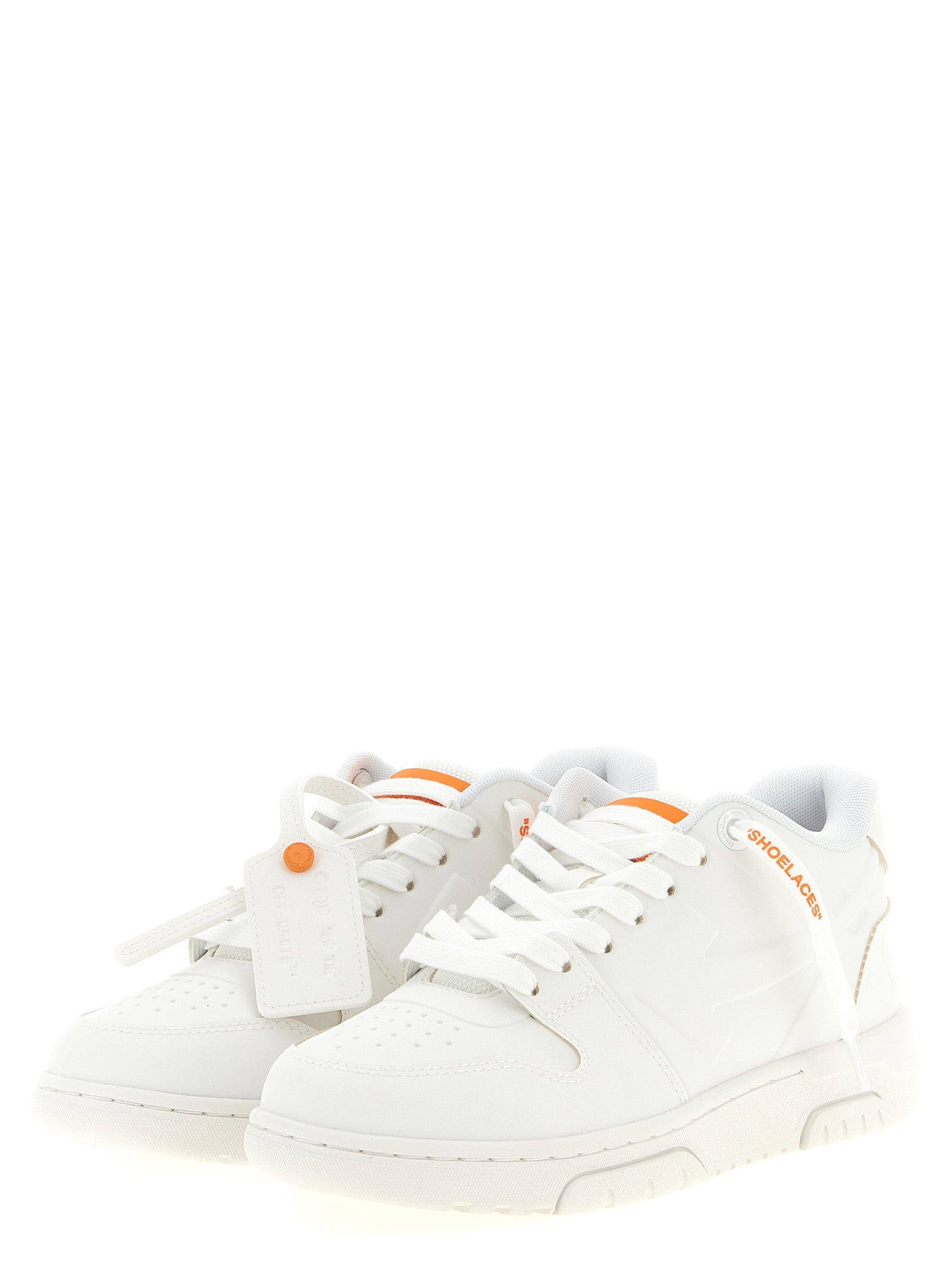 Off-White Orange Plastic Athletic Sneakers Off-White