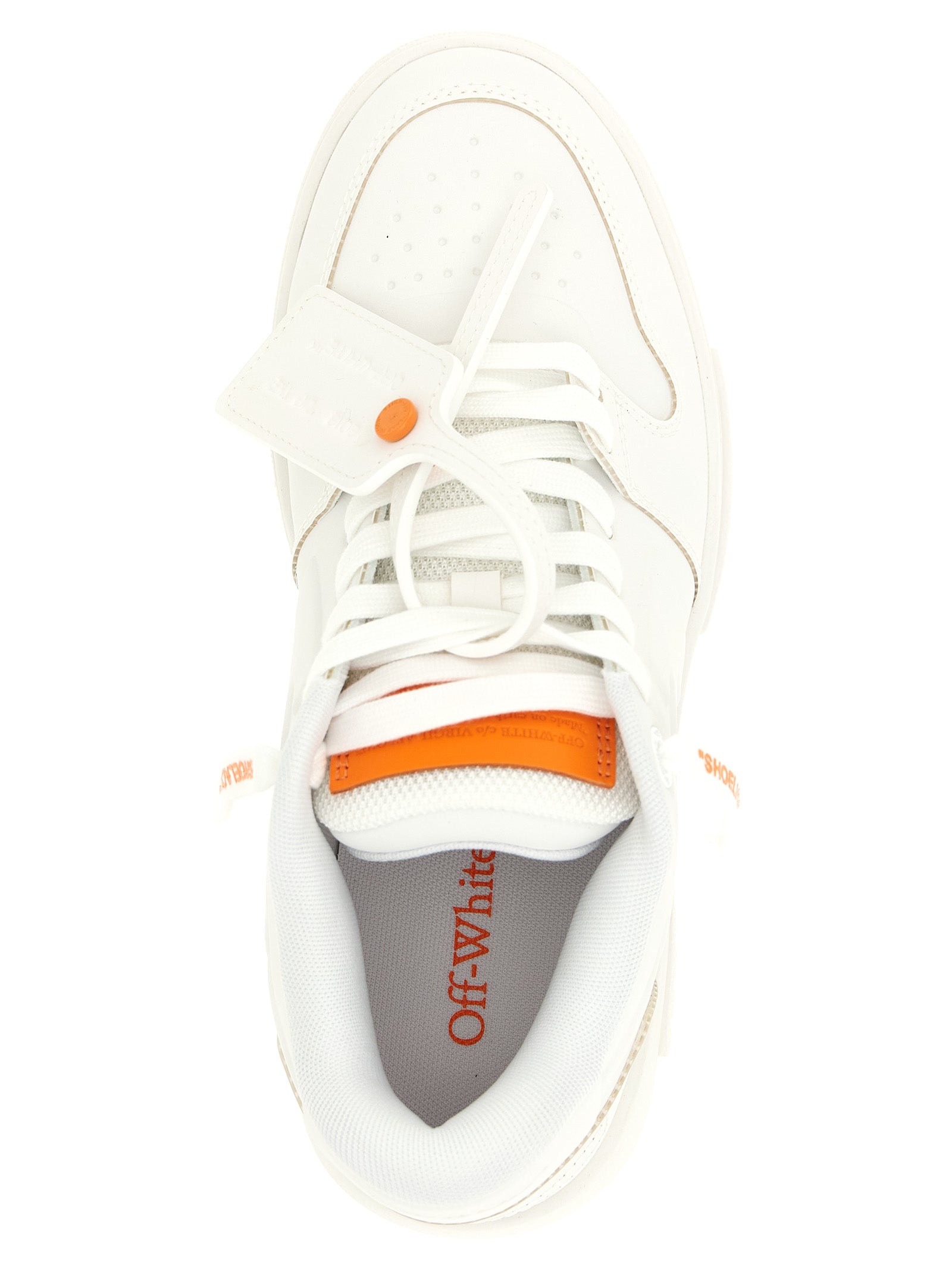 Off-White Orange Plastic Athletic Sneakers Off-White