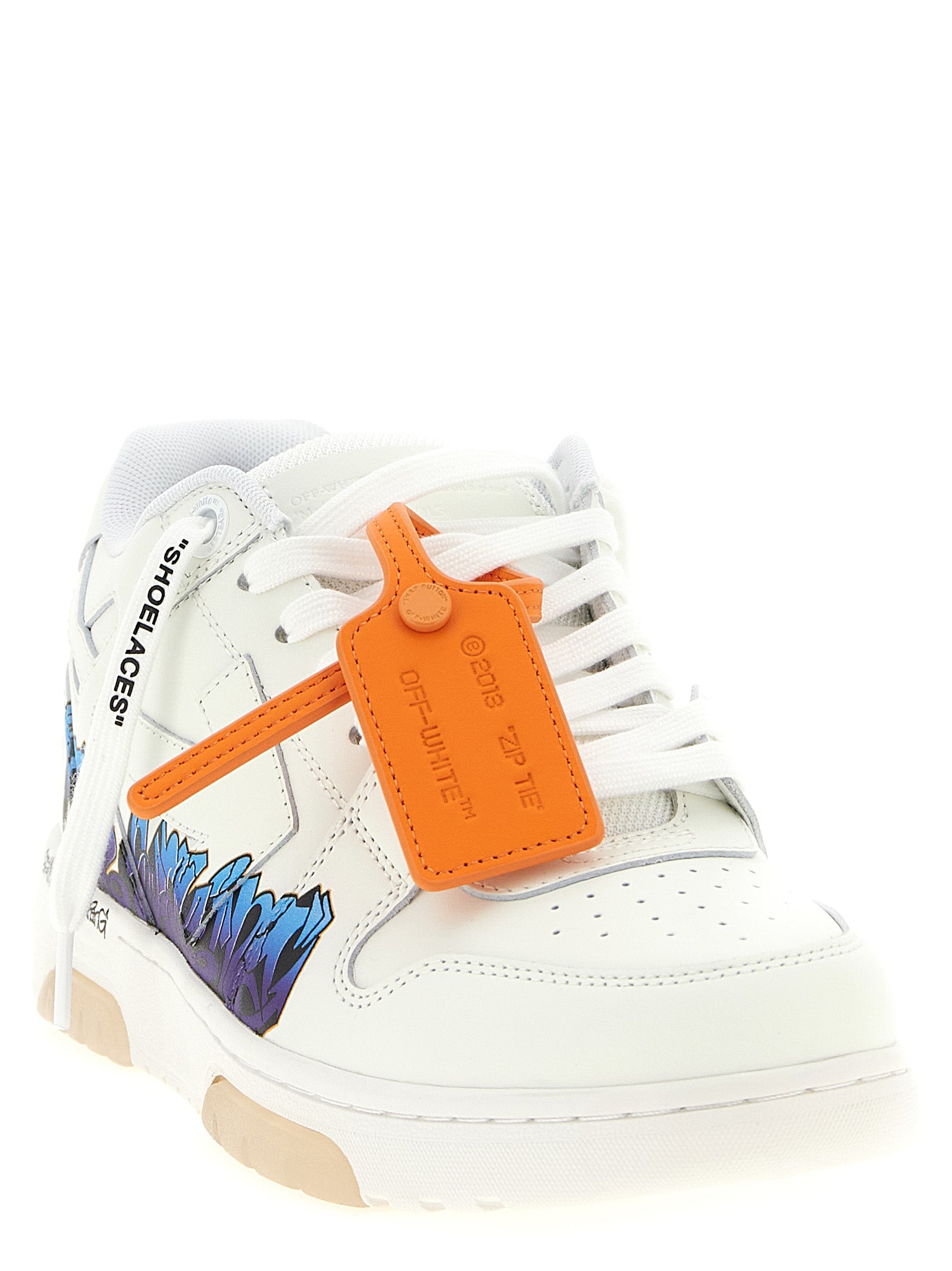 Off-White White Calfskin Athletic Sneakers Off-White