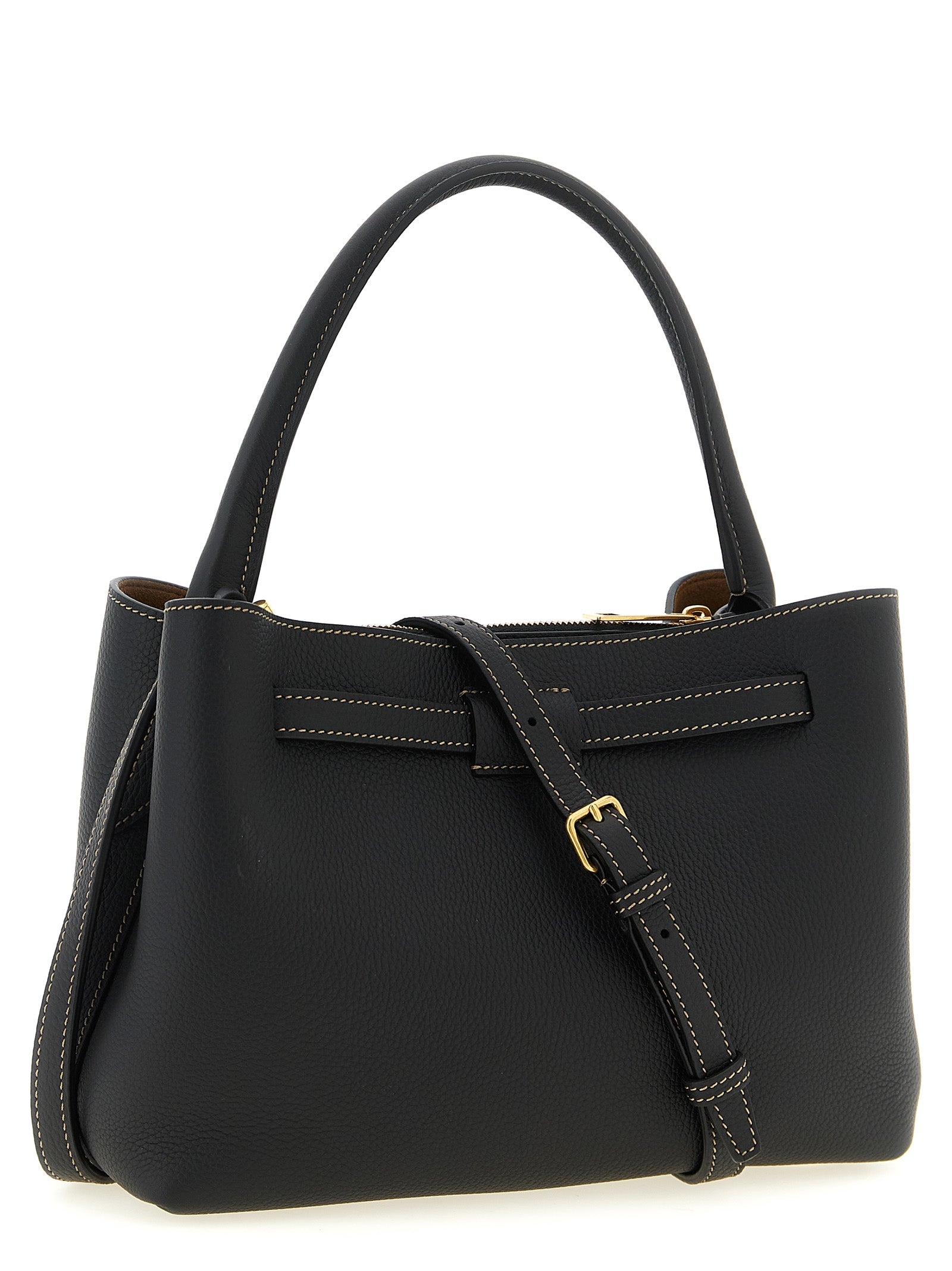 Tod's Black Calfskin Handbag Tod's