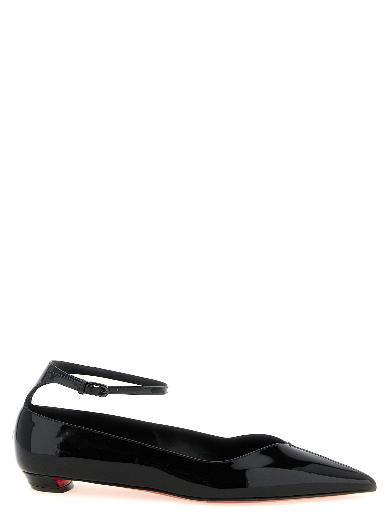 Christian Louboutin Black Calfskin Ballet Flats Christian Louboutin