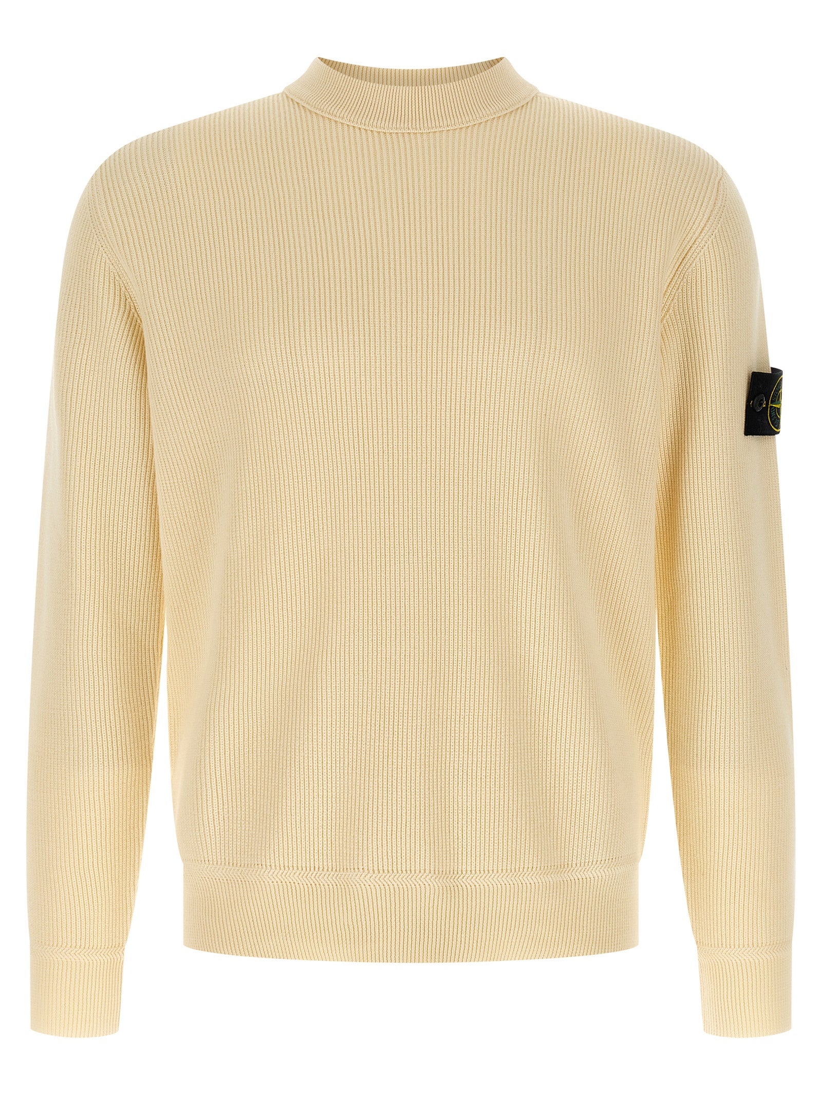 Stone Island Beige Cotton Cardigan Stone Island