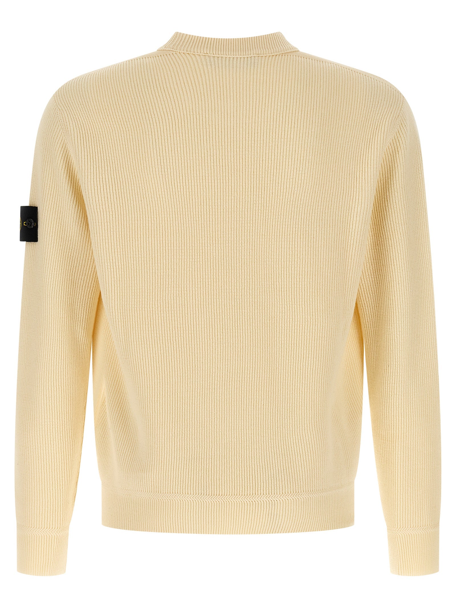 Stone Island Beige Cotton Cardigan Stone Island