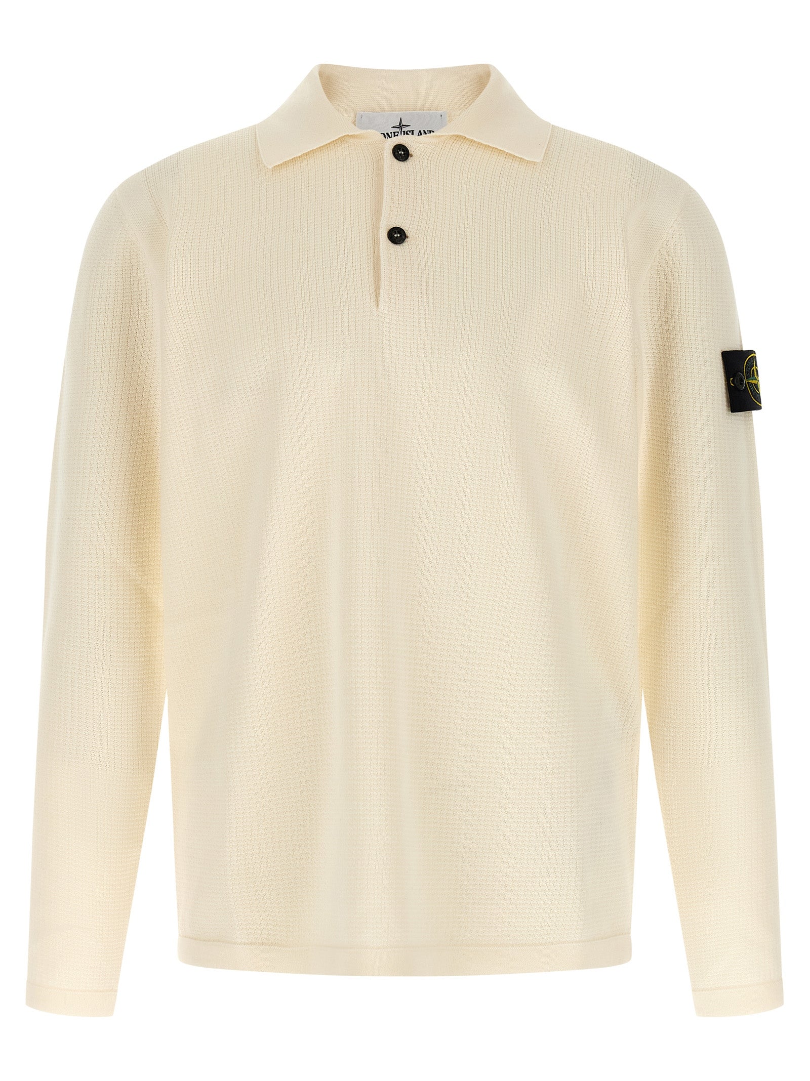 Stone Island Beige Cotton Polo Shirt Stone Island