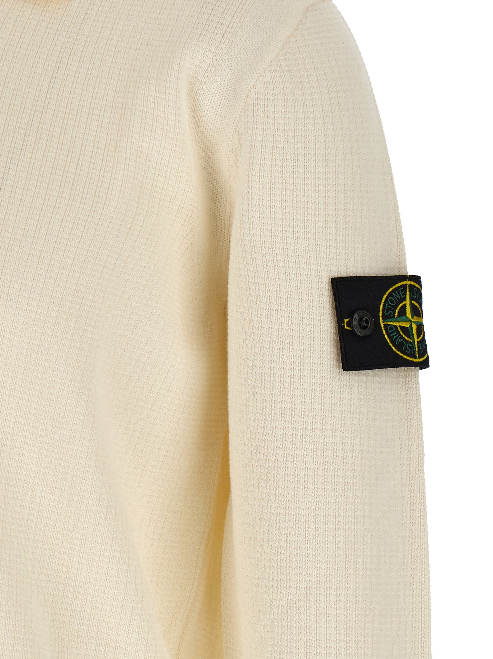 Stone Island Beige Cotton Polo Shirt Stone Island