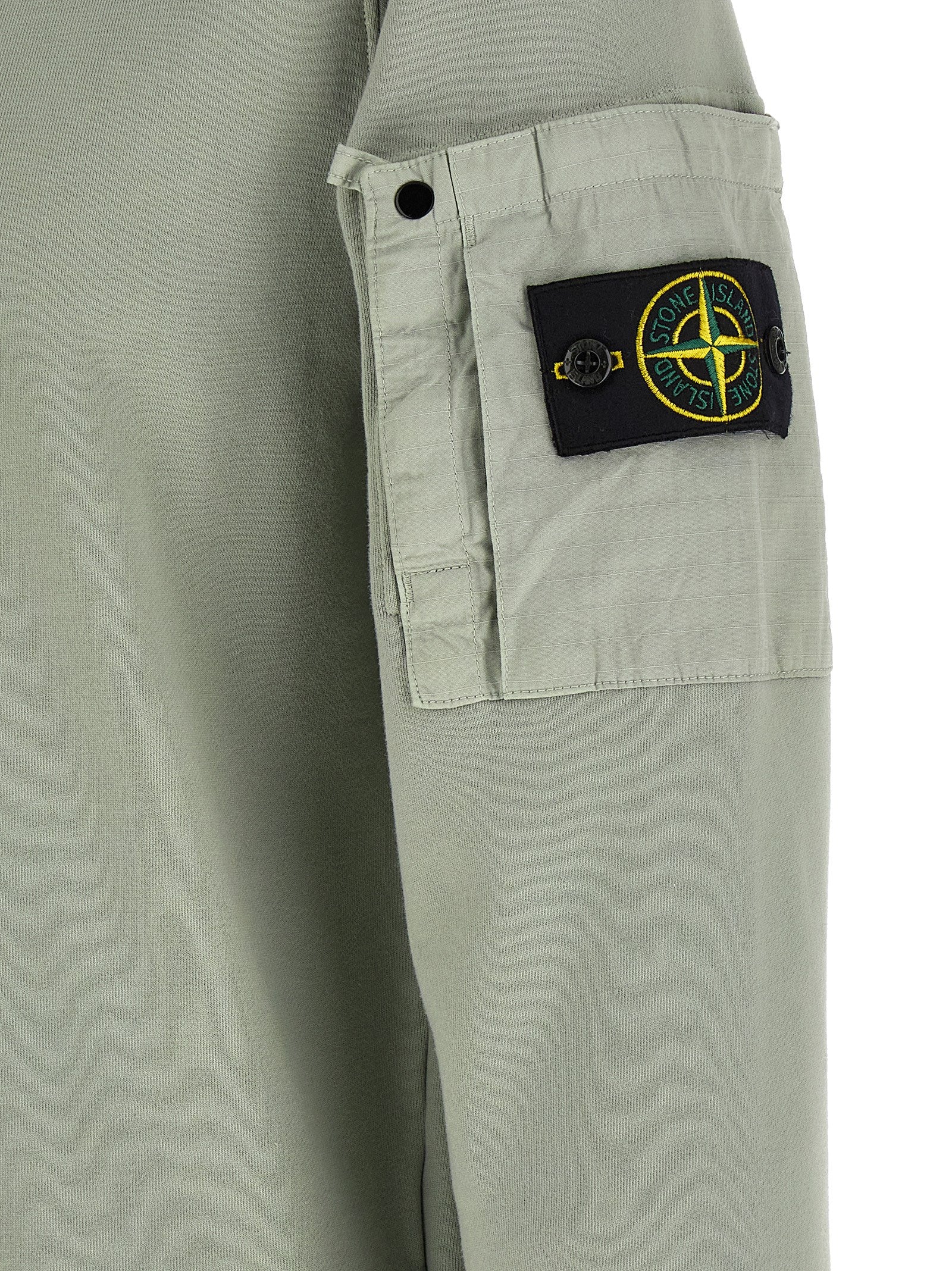 Stone Island Bicolor Cotton Sweatshirt Stone Island